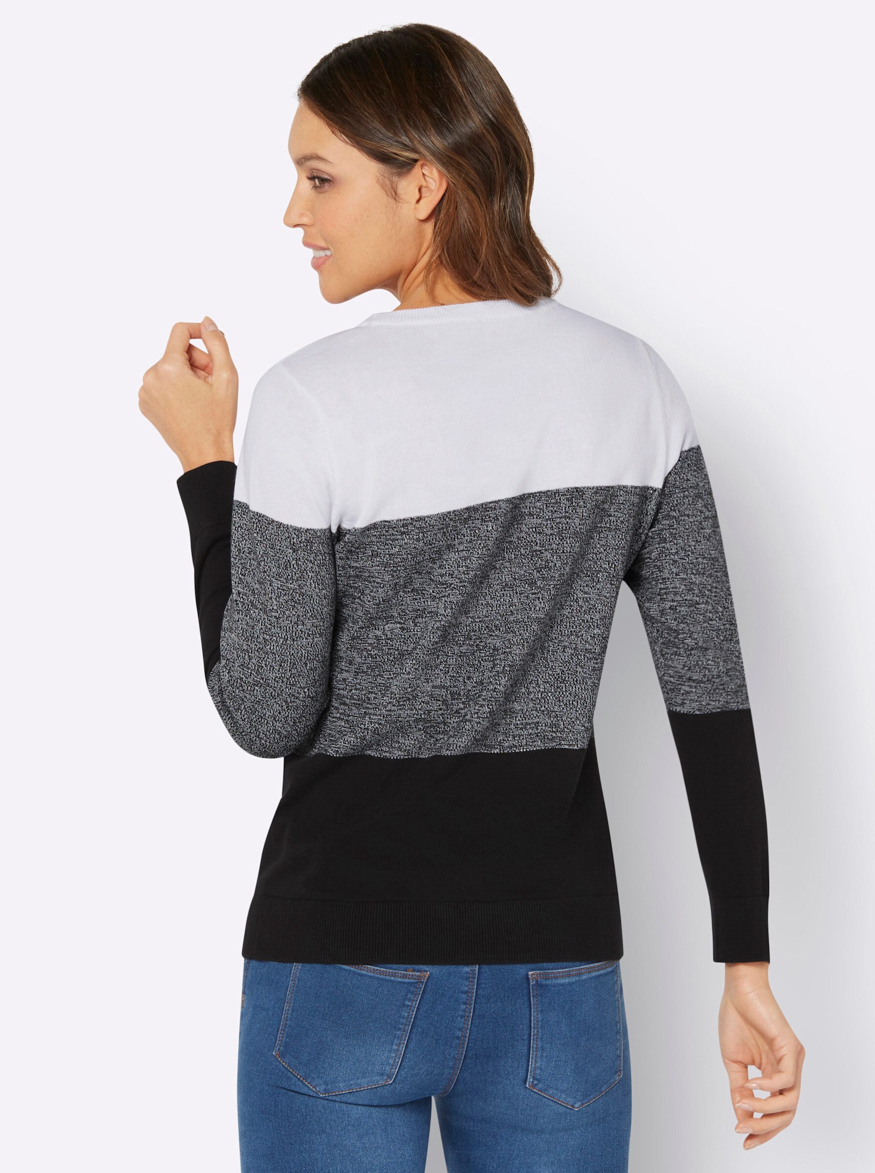Sieh an! Strickpullover Langarm-Pullover günstig online kaufen