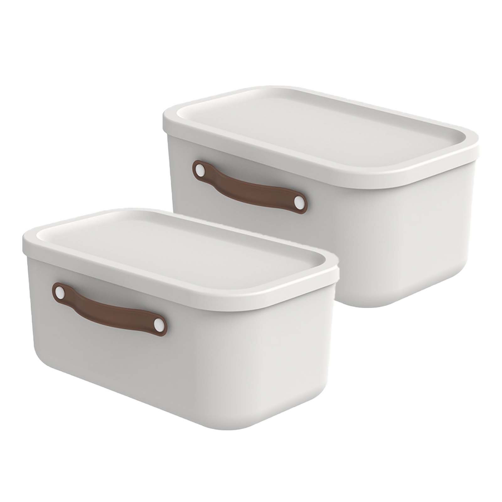 Stapelbox 2er-Set Kiste mit Deckel Maloja 12l