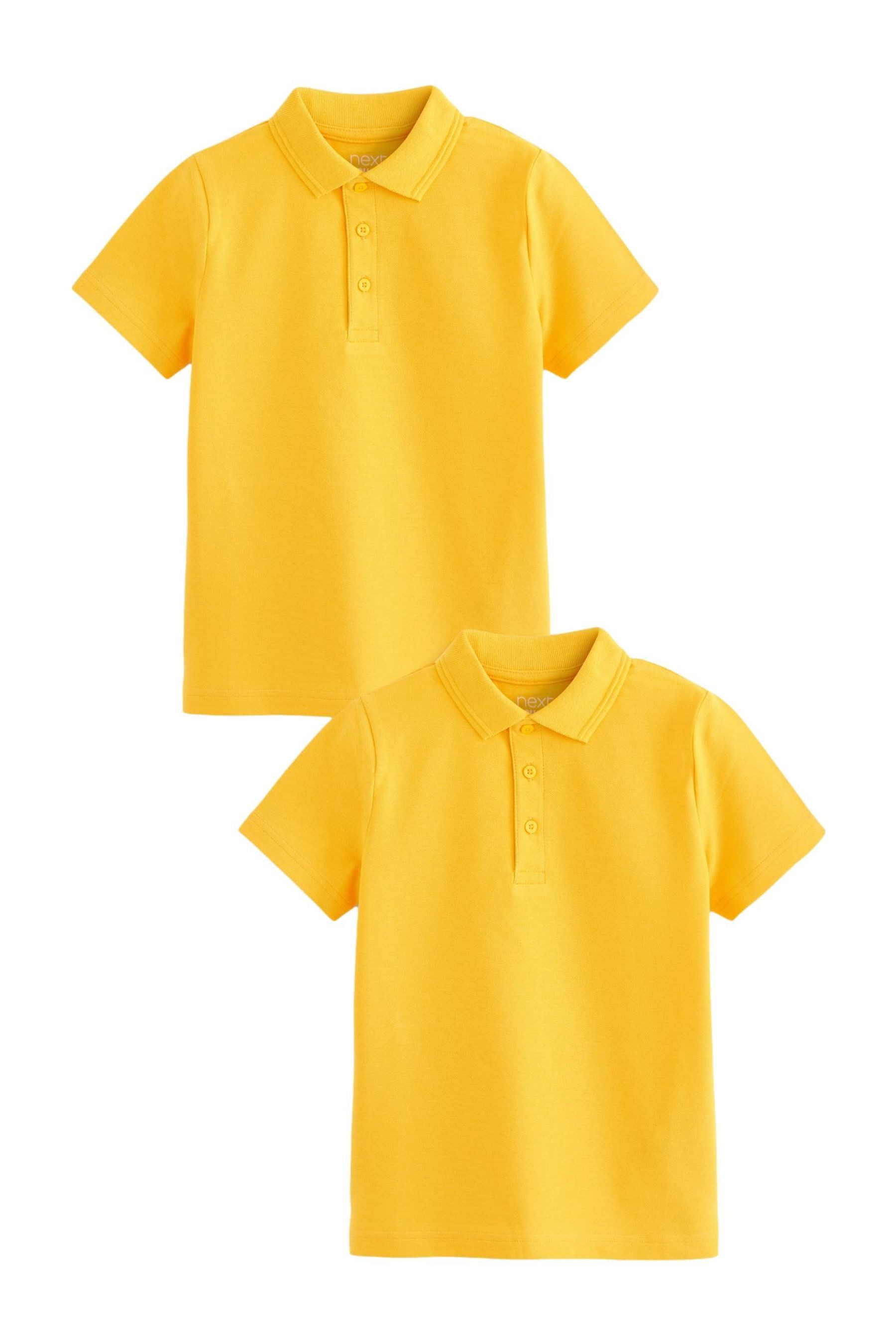 Next Poloshirt Schul-Poloshirts aus Baumwolle im 2er-Pack (2-tlg)