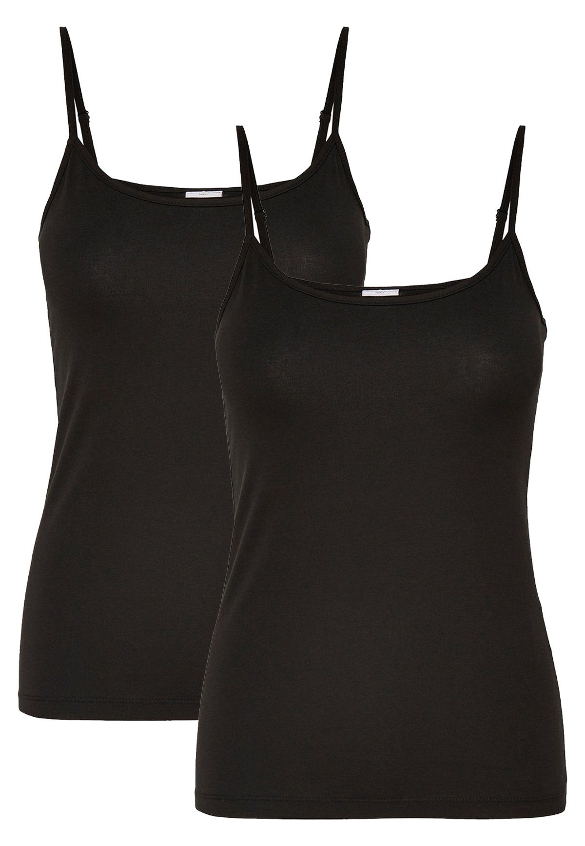 JACQUELINE de YONG Shirttop Spaghetti Tank Top 2-er Stück Pack Shirt Set JDYAVA (2-tlg) 2652 in Schwarz-2