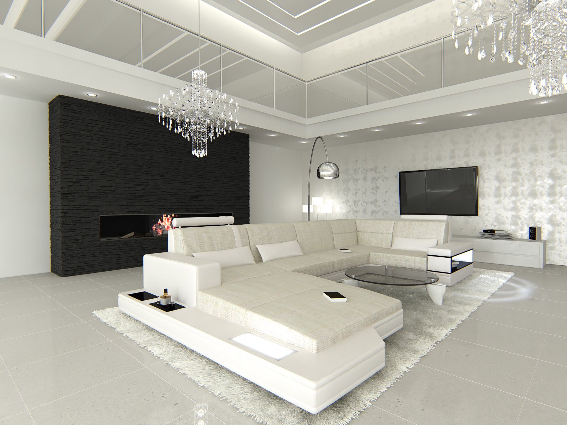 Sofa Dreams Wohnlandschaft Polster Stoffsofa Couch Messana U Form Stoff Sof günstig online kaufen
