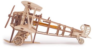 Selva Technik 3D-Puzzle WOOD TRICK Flugzeug/ Doppeldecker, 148 Bauteile, Puzzleteile