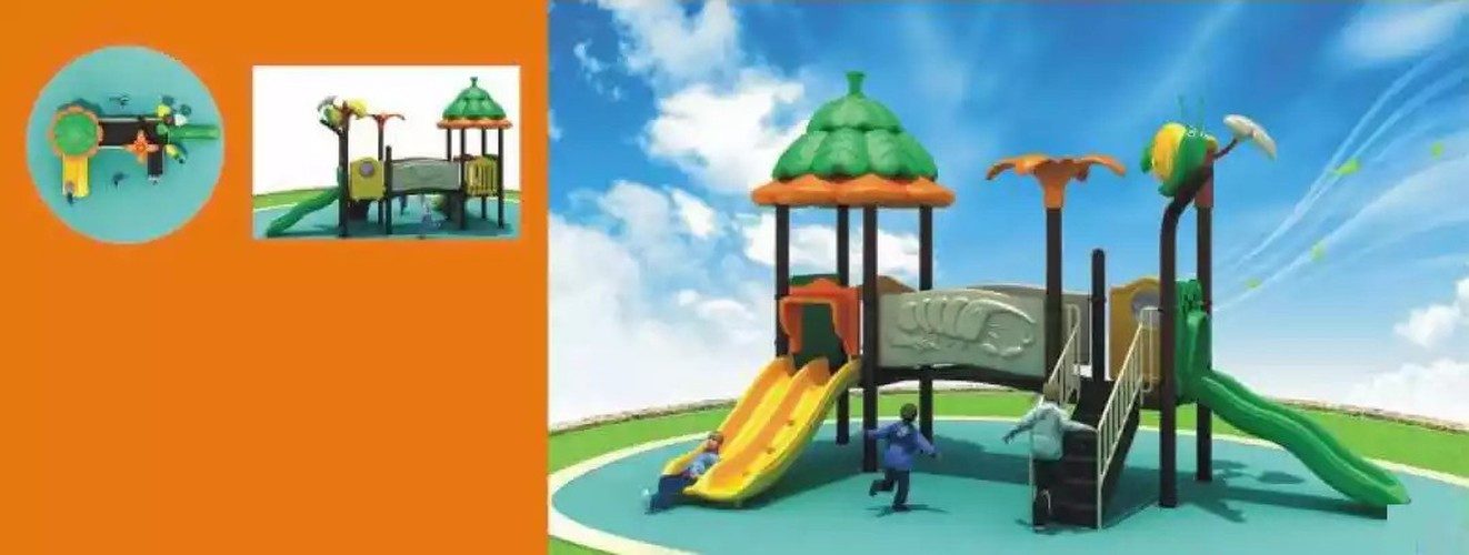 JVmoebel Spielturm Kunststoff Spielturm Dschungel-Abenteuer mit Rutsche, Made in Europa