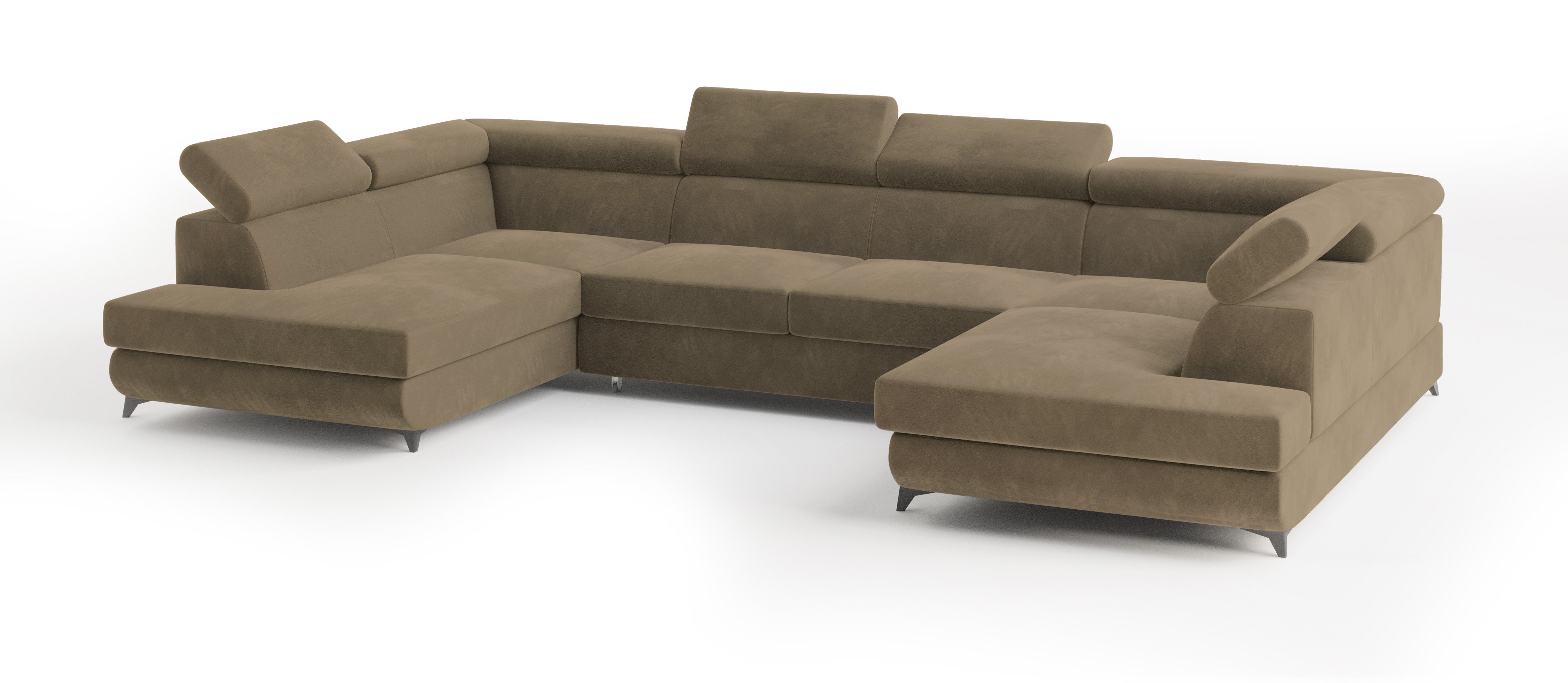 Masseno Ecksofa VINTESSA mit Schlaffunktion U-Form, günstig online kaufen