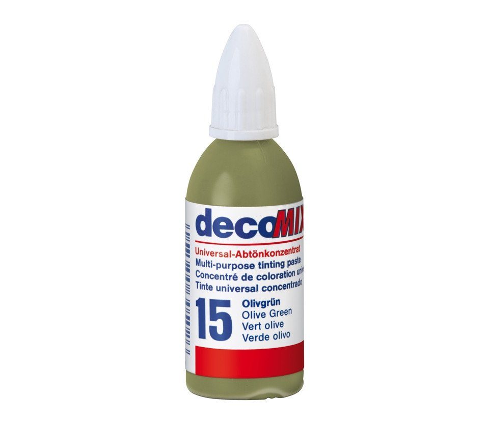 decotric® Vollton- und Abtönfarbe Decotric Abtönkonzentrat 20 ml olivgrün