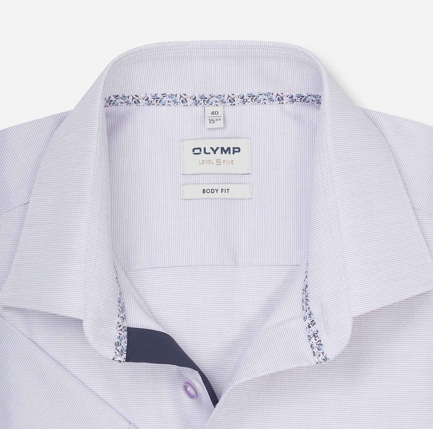 OLYMP Kurzarmhemd Level Five Businesshemd, body fit, Kentkragen