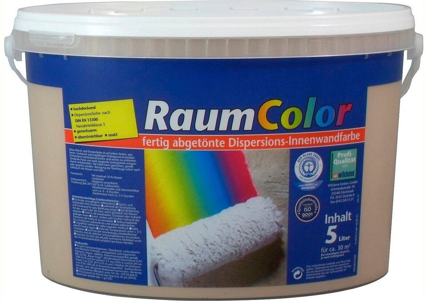 Deckenfarbe Cappuccino Farben RaumColor matt Wilckens Wand- und