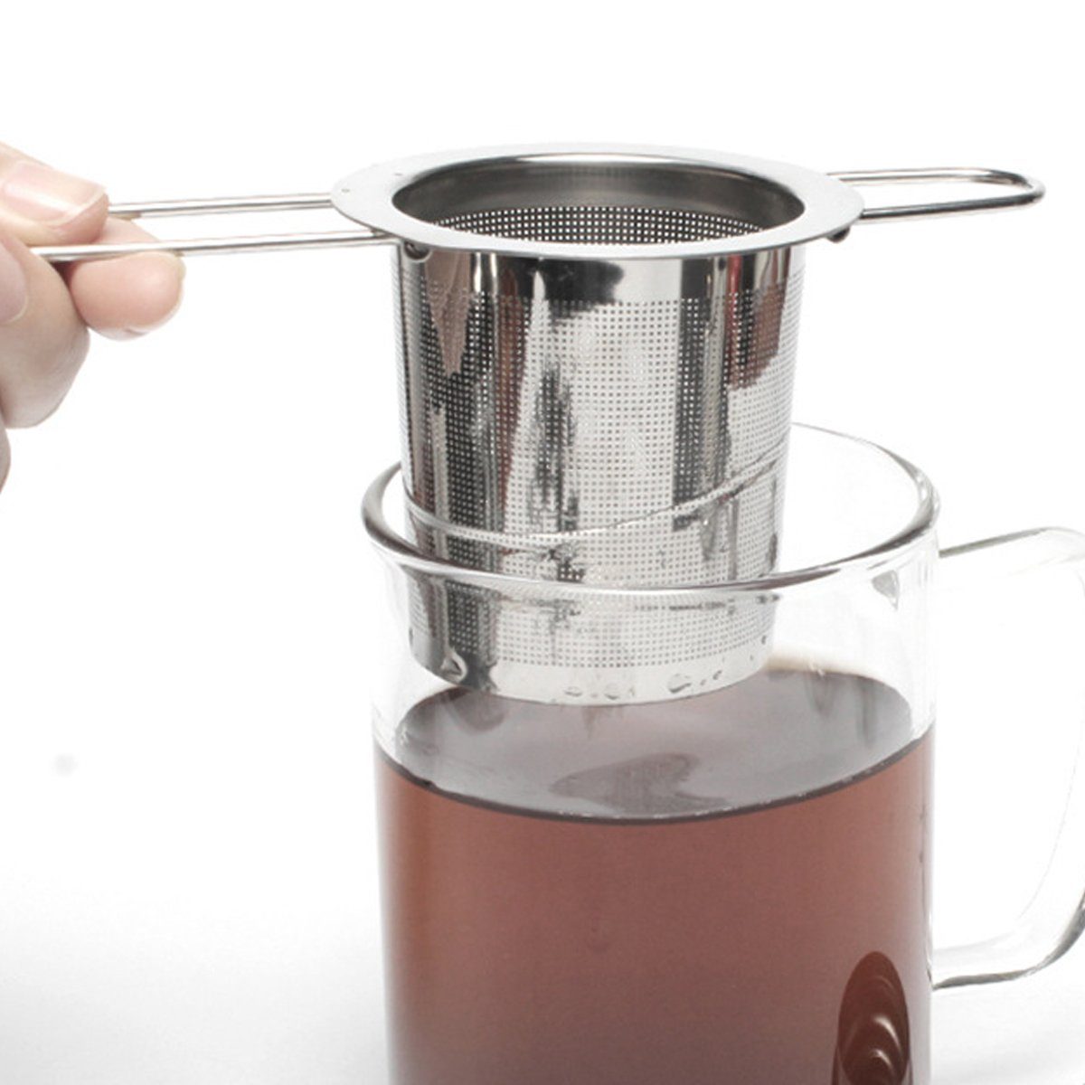 Teefilter Teesieb zu für Leicht Losen (set, 1), Tee,Edelstahl Tasse, Teesieb Jormftte reinigen für