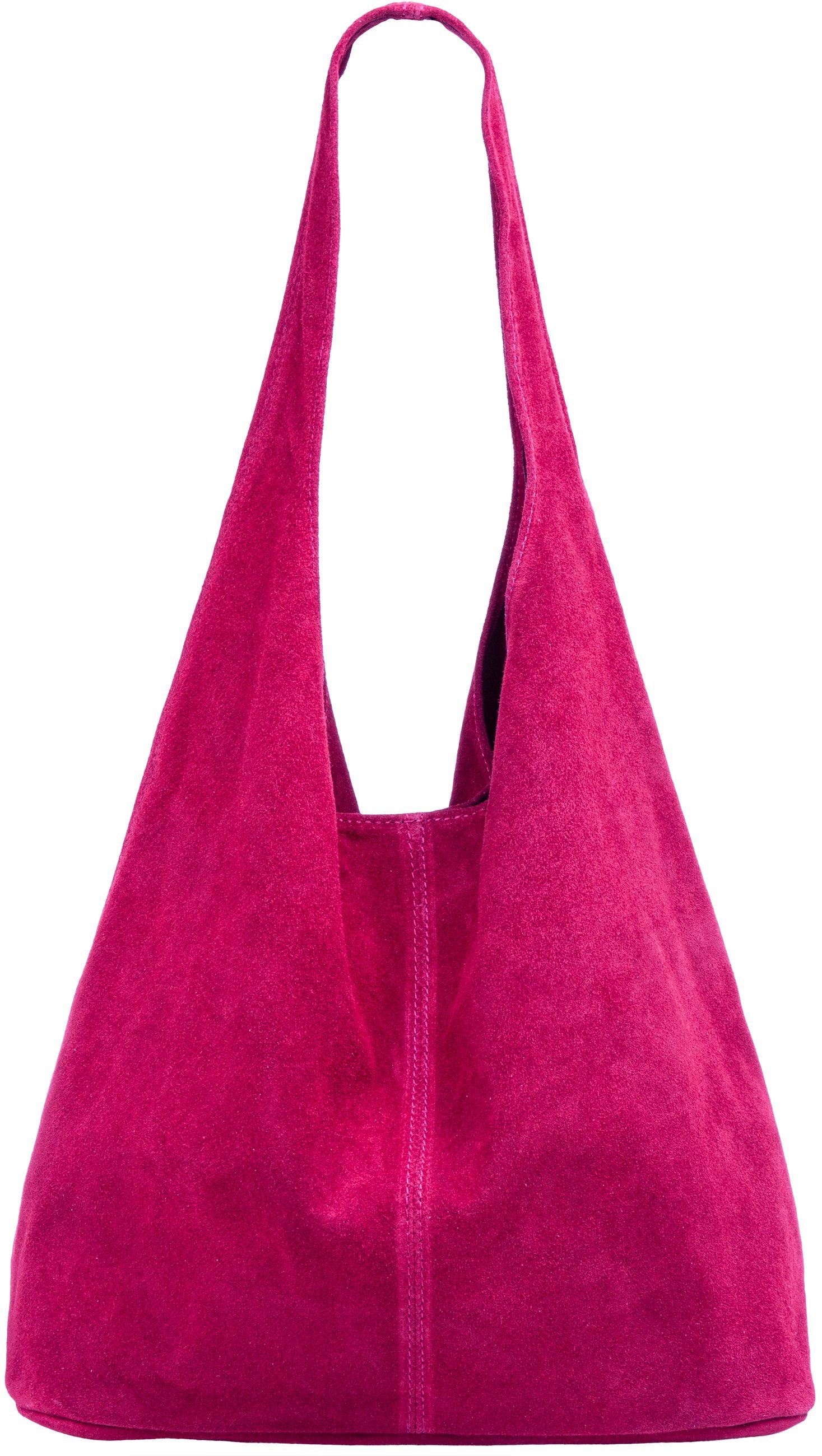 Schultertasche große Damen Wildleder Tasche Hobo Bag - CLASSIC LINE - Modell No.767