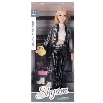 Sarcia.eu Anziehpuppe Shyam blonde Puppe mit Zubehör 29cm MEGA CREATIVE