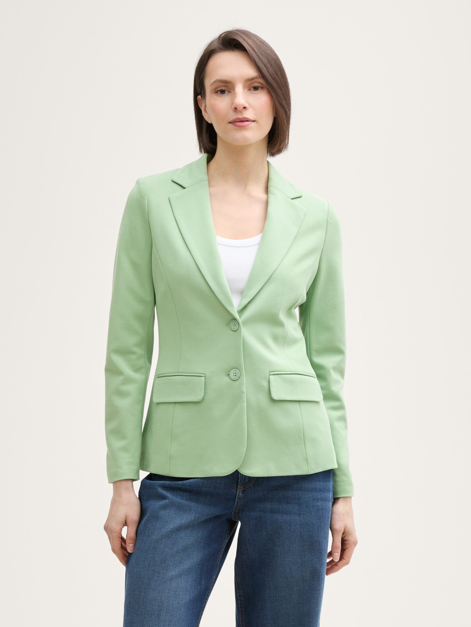 TOM TAILOR Jackenblazer Slim Fit Jersey günstig online kaufen