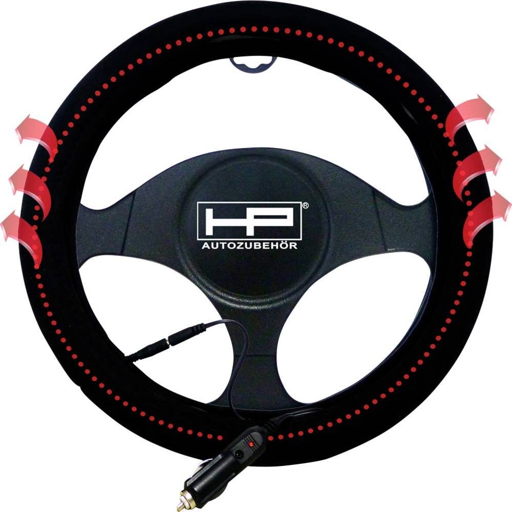 HP-AUTO ACCESSORIES Steering Wheel Cover Heated Steering Wheel Cover 12V 19720