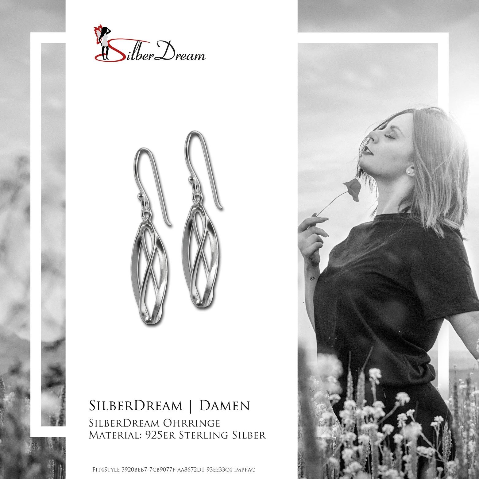 SilberDream Paar Ohrhänger SilberDream Ohrringe Damen 925 Silber (Ohrhänger günstig online kaufen