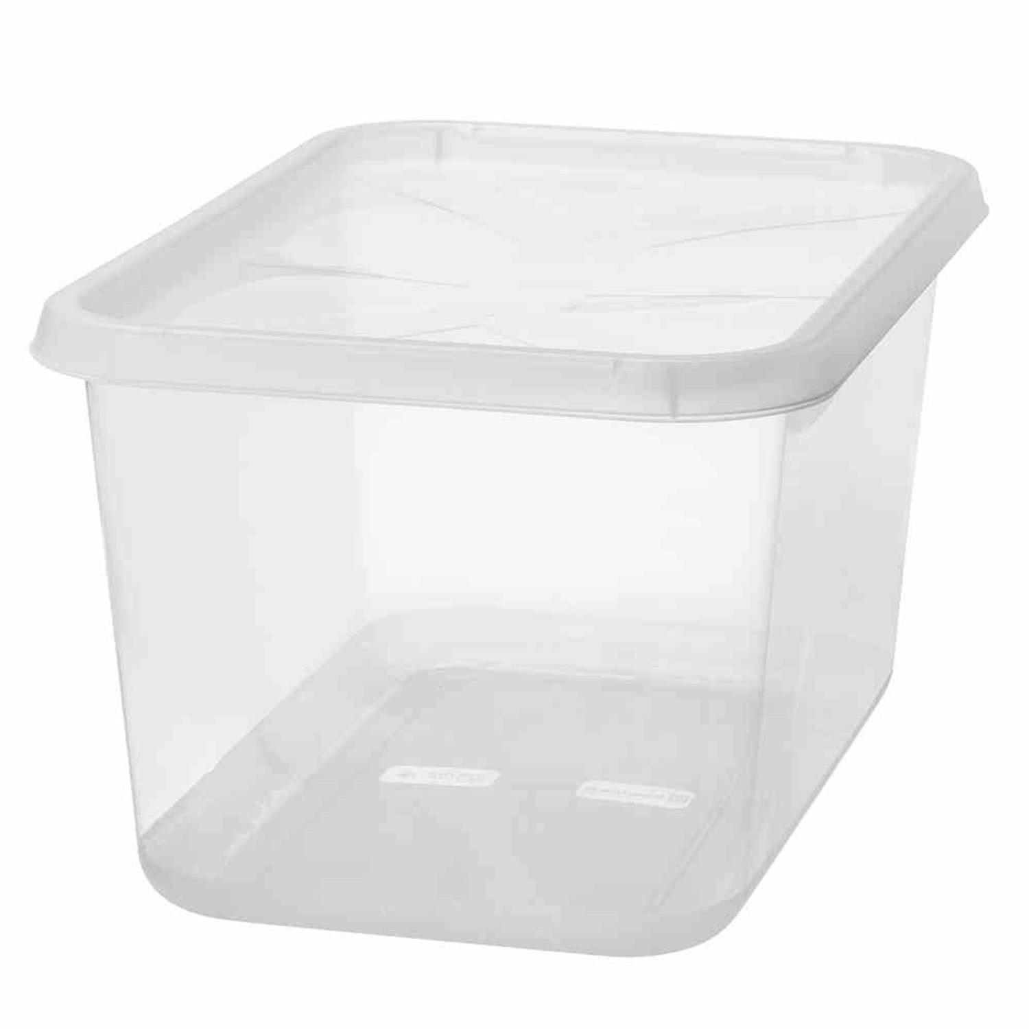 Aufbewahrungsbox BasicBox L 44 l transparent SmartStore Basic L