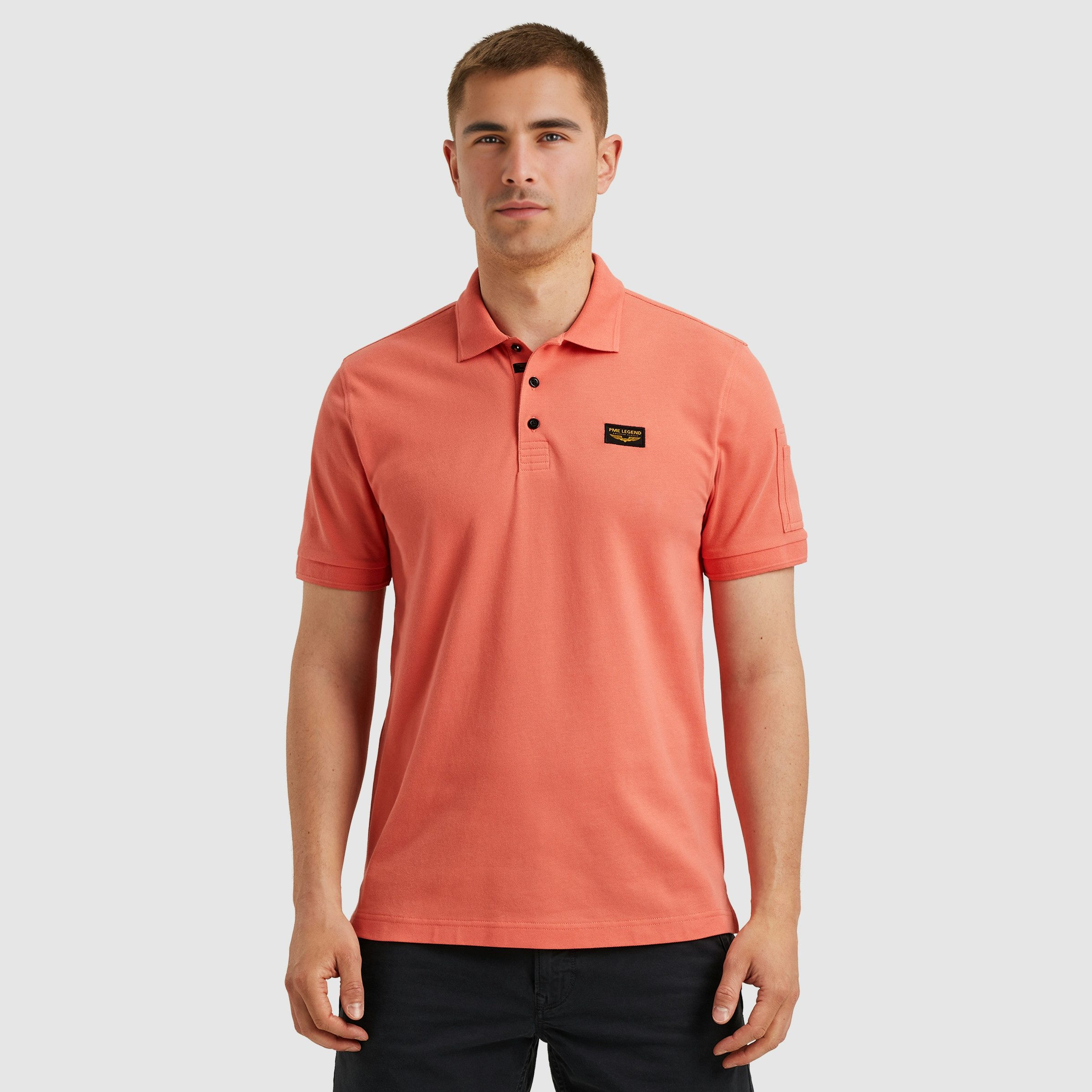 PME LEGEND Poloshirt mit Logostickerei