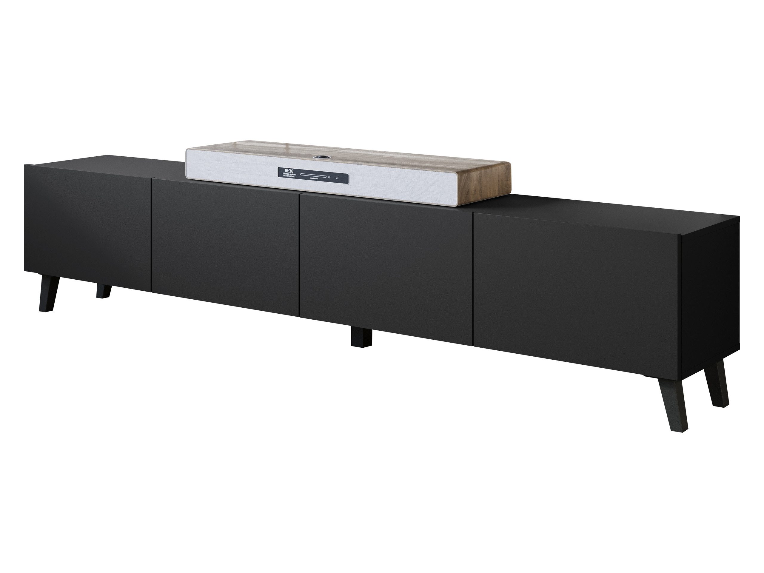 MIRJAN24 TV-Schrank Phuket 190 (mit vier Kleppen) Gedämpftem Schließsystem, 190x32x40 cm
