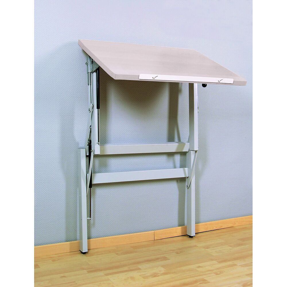 Möckel Massageliege Wandklapptisch ergo S 47 W, Platzsparender, robuster und ergonomischer Wandklapptisch