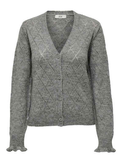 JDY Strickjacke JDYLETTY L/S V-NECK STRUC CARDI KNT NOOS