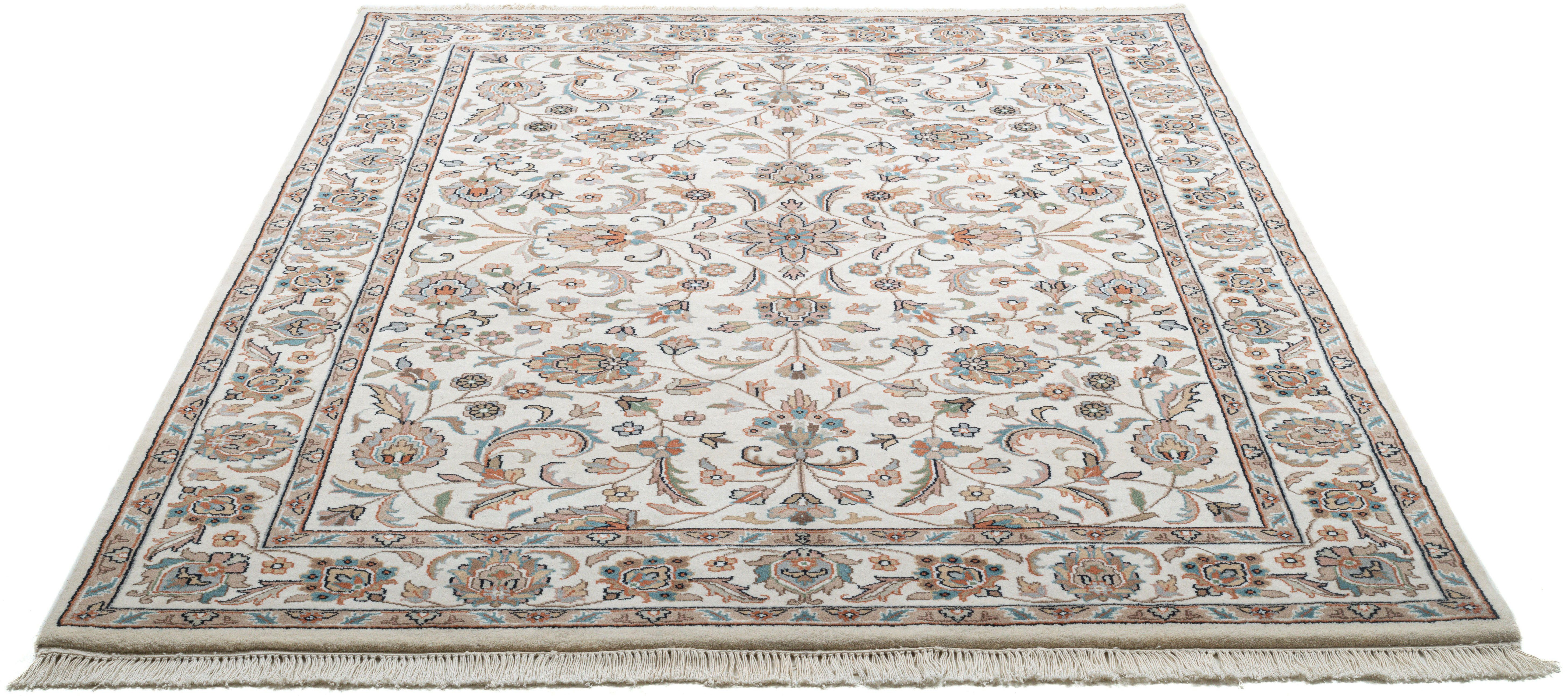 OTTO home Orientteppich BI Oriental, handgeknüpft, rechteckig, Höhe: 12 mm, reine Wolle, orientalisches Design, mit Fransen, Wohnzimmer
