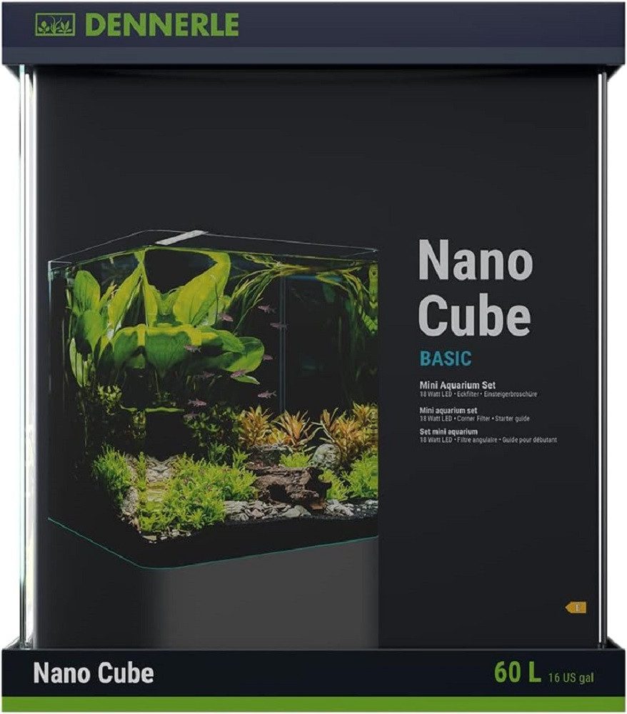 Aquarium Dennerle 3306 Nano Cube Basic 60 Liter - Mini Aquarium