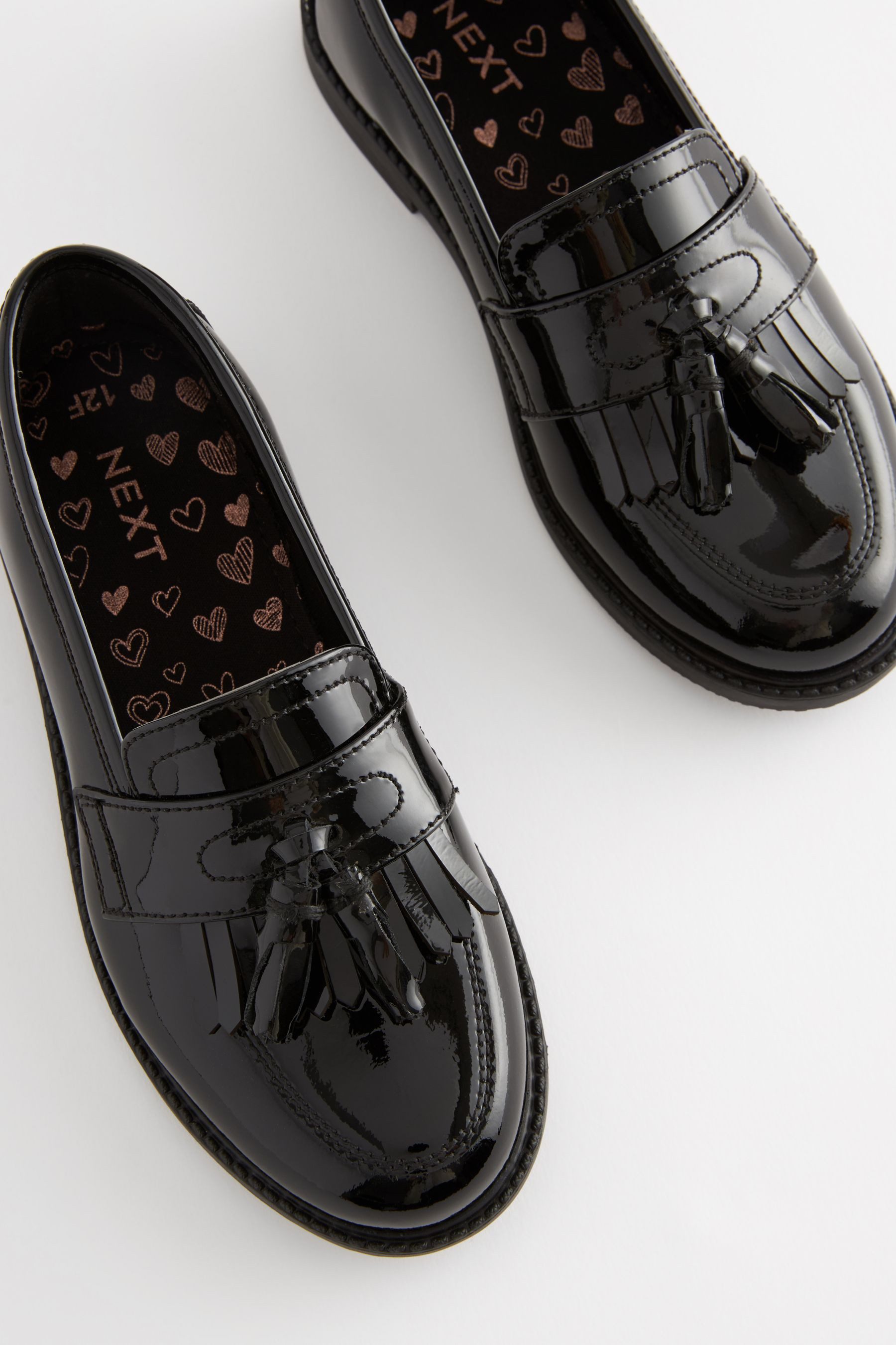 Next Leder-Loafer mit Quaste, schmale Passform Loafer (1-tlg)