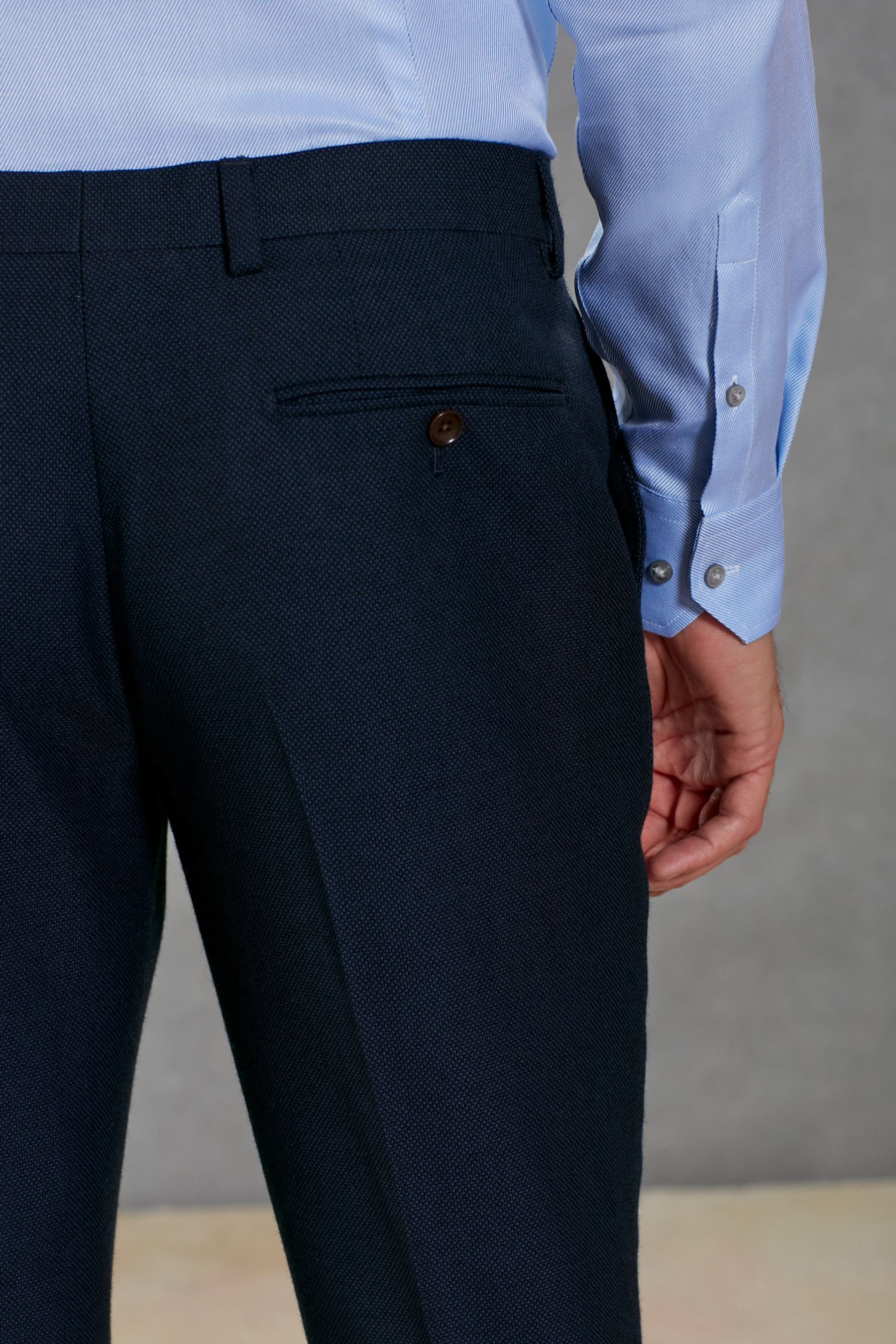 Signature Next Stoffhose Sakko-Hose Anzug: (1-tlg) Texturierter