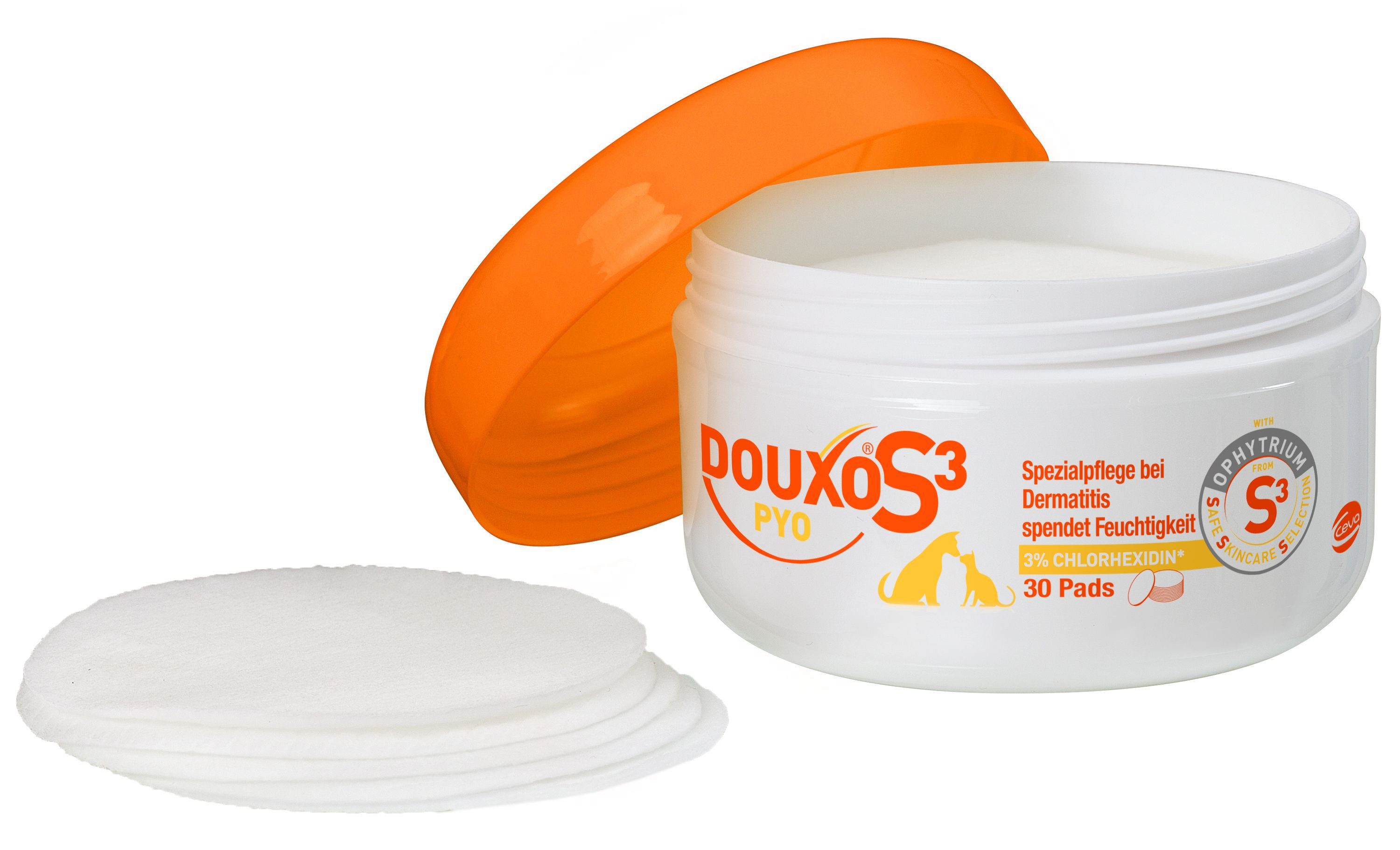 Ceva Tiergesundheit GmbH Fellpflege Douxo S3 Pyo Pads 30 Stück