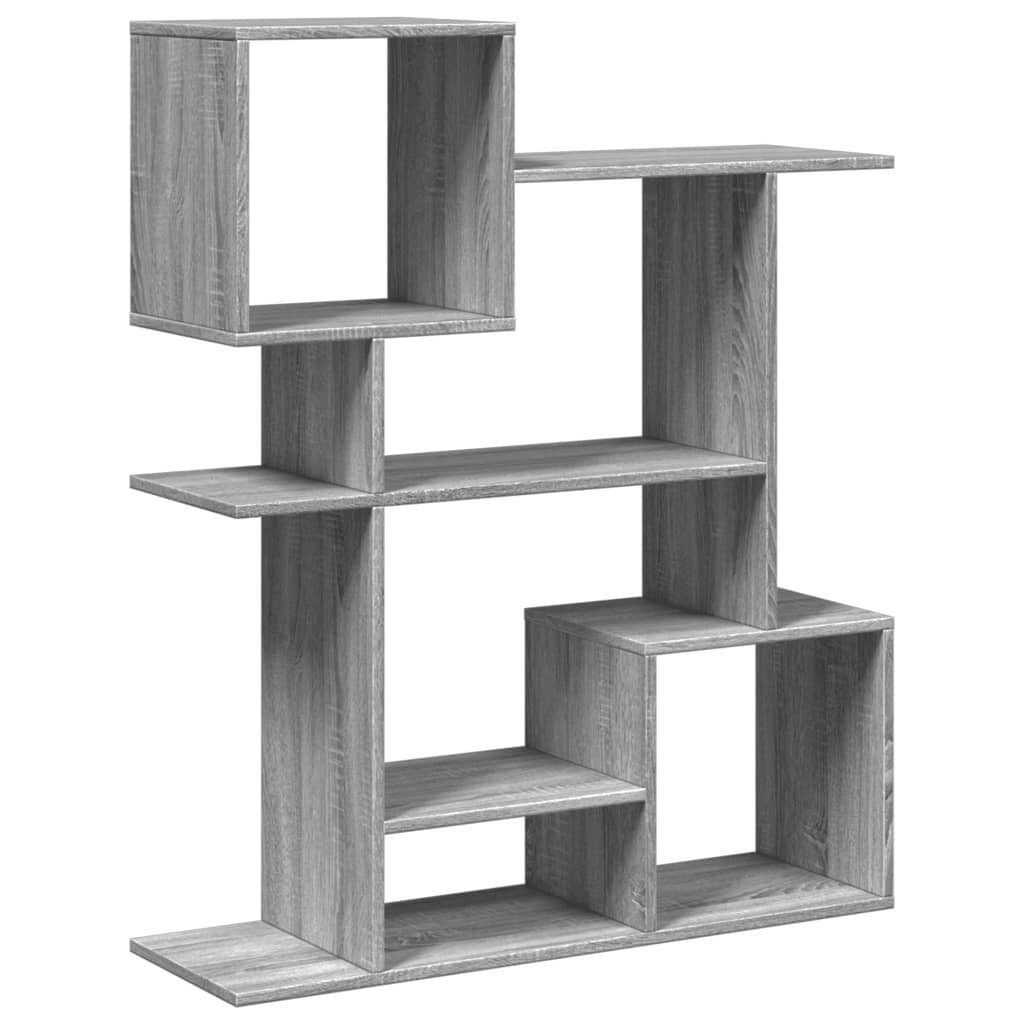 vidaXL Bücherregal Raumteiler-Bücherregal Grau Sonoma 92x29x112 günstig online kaufen