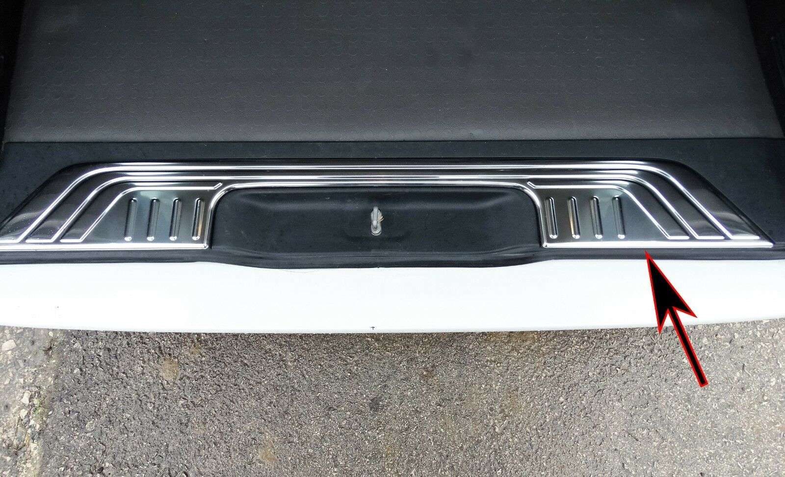 RECAMBO Ladekantenschutz für MERCEDES VITO, V KLASSE, W447, 2014> Stoßstangenschutz, V2A rostfrei, Exklusive Optik, praktischer Schutz & perfekte Passform