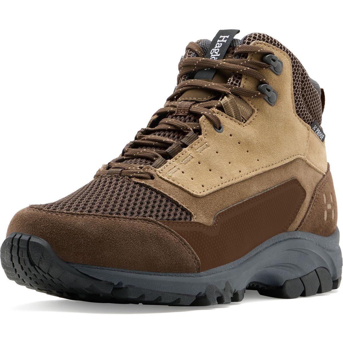 Haglöfs Rosson Proof Mid Men Hikingschuh Wasserdichte, robuste Wanderstiefel mit Premium-Leder und hoher