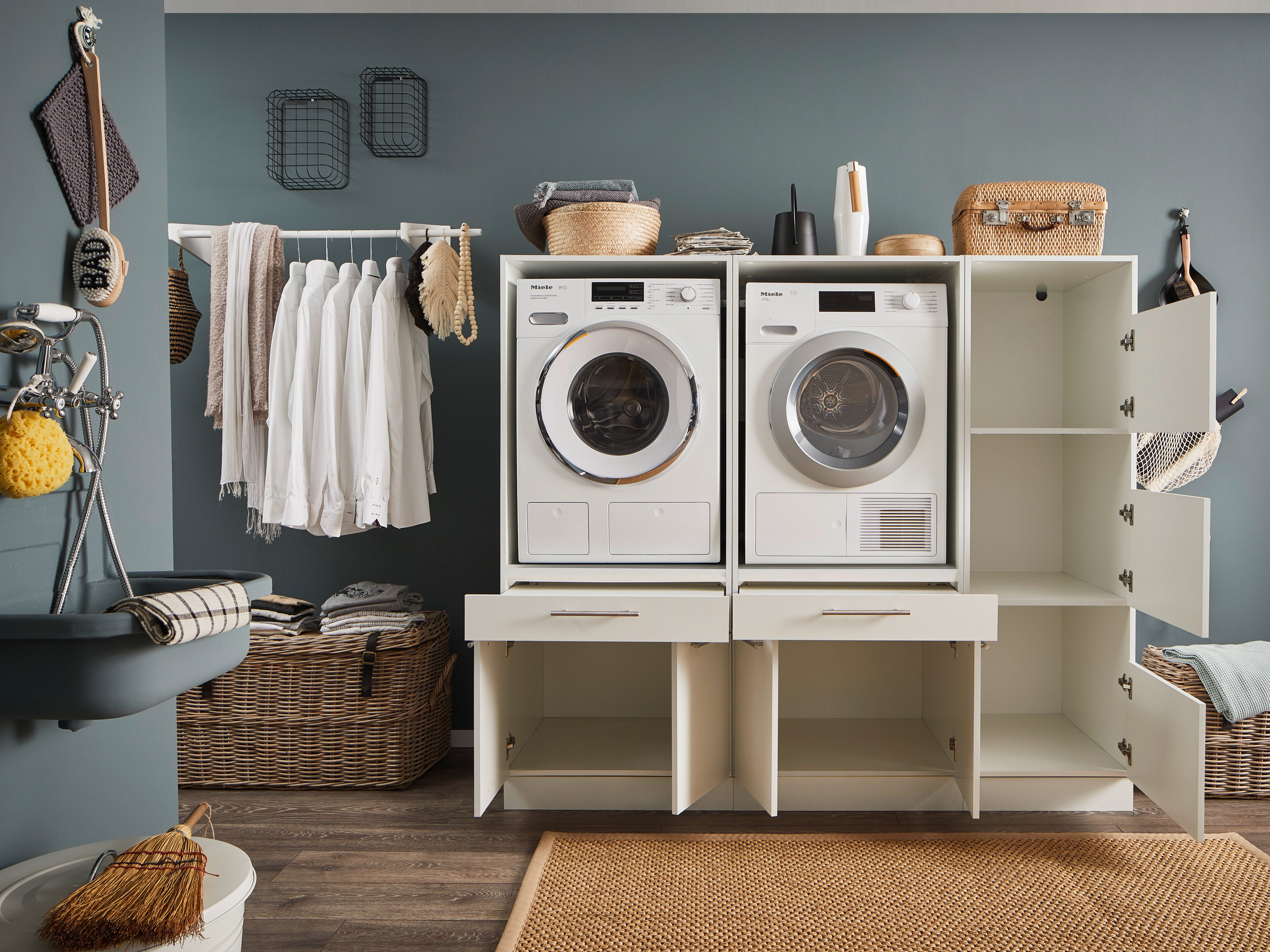 Laundreezy Mehrzweckschrank-Set LAUNDREEZY LDSK11, Breite 185 günstig online kaufen