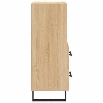 furnicato Sideboard Sonoma-Eiche 34,5x34x90 cm Holzwerkstoff