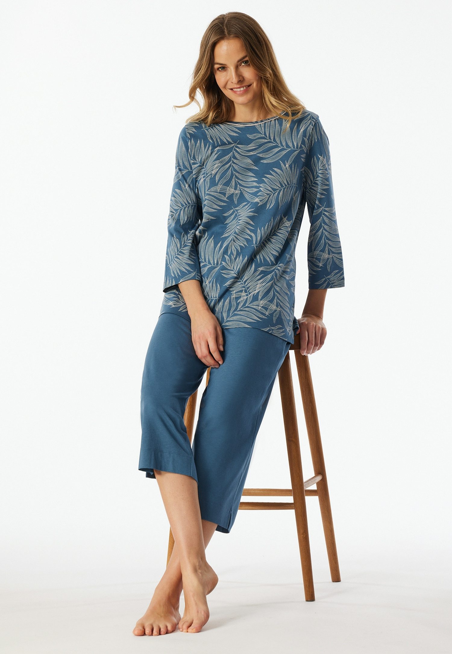 Schiesser Schlafanzug Schlafanzug 3/4