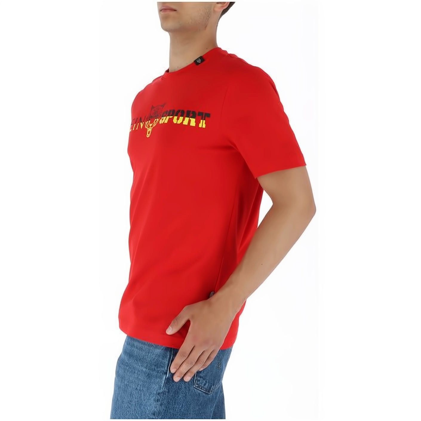 Farbauswahl Stylischer Look, T-Shirt SPORT vielfältige ROUND Tragekomfort, PLEIN hoher NECK