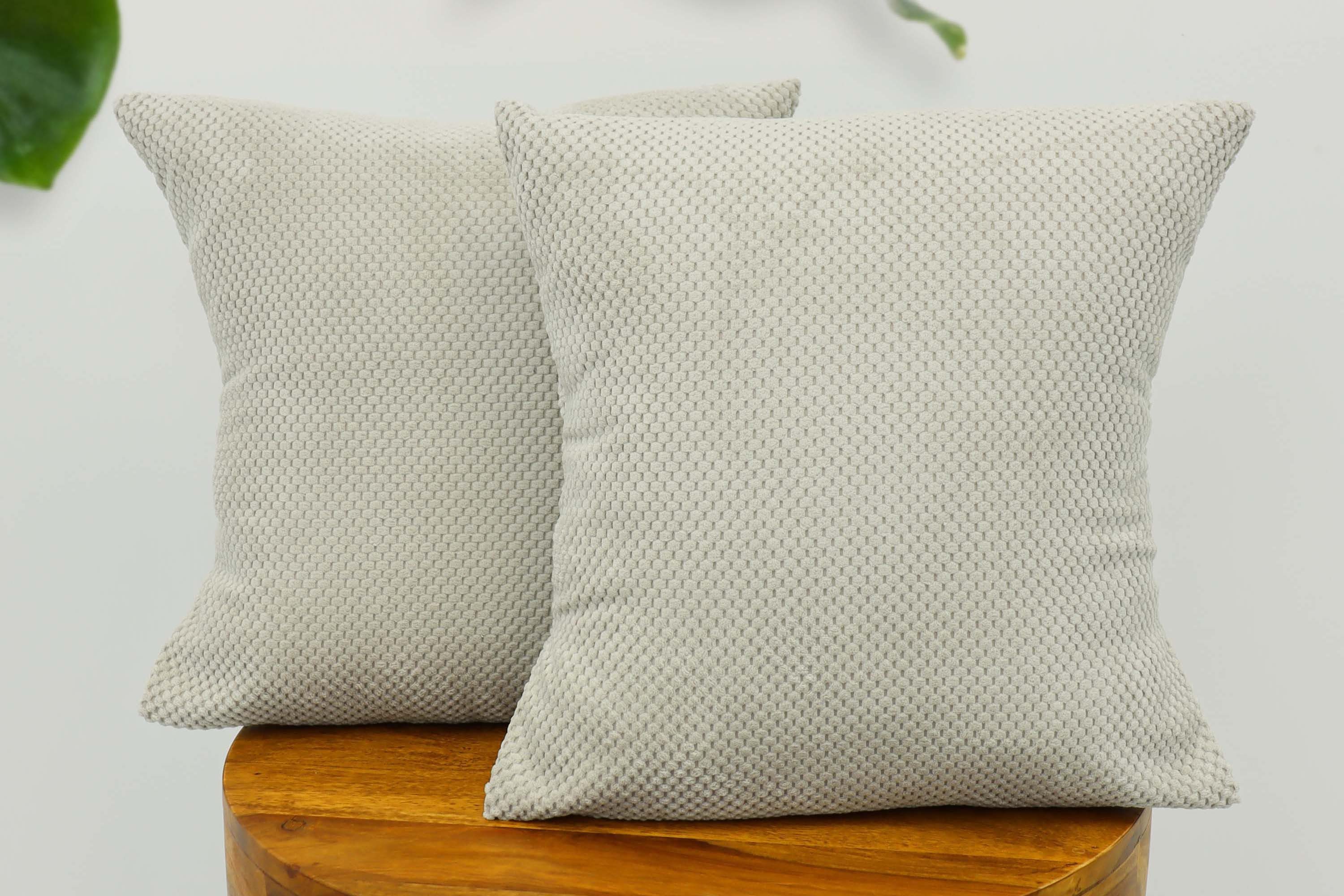 Amilian Dekokissen 2er Set Kissen - Zierkissen - Sofakissen mit Füllung und Kissenbezug, (2 Stück), Kopfkissen, Kuschelkissen, Couchkissen mit Kissenfüllung