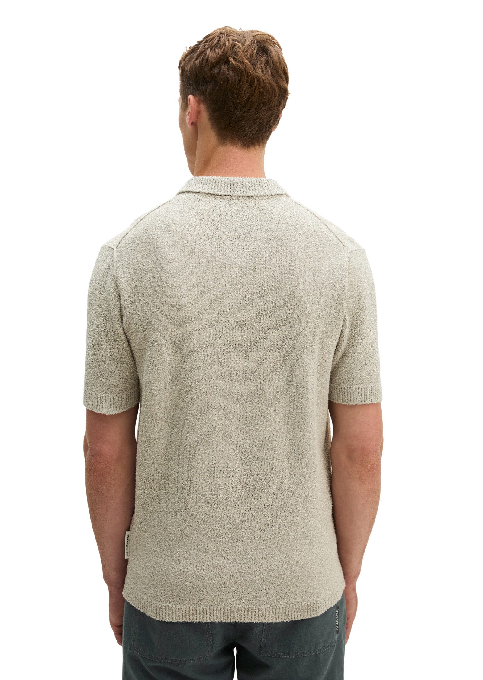Marc O'Polo Poloshirt aus weichem Bio-Baumwoll-Mix