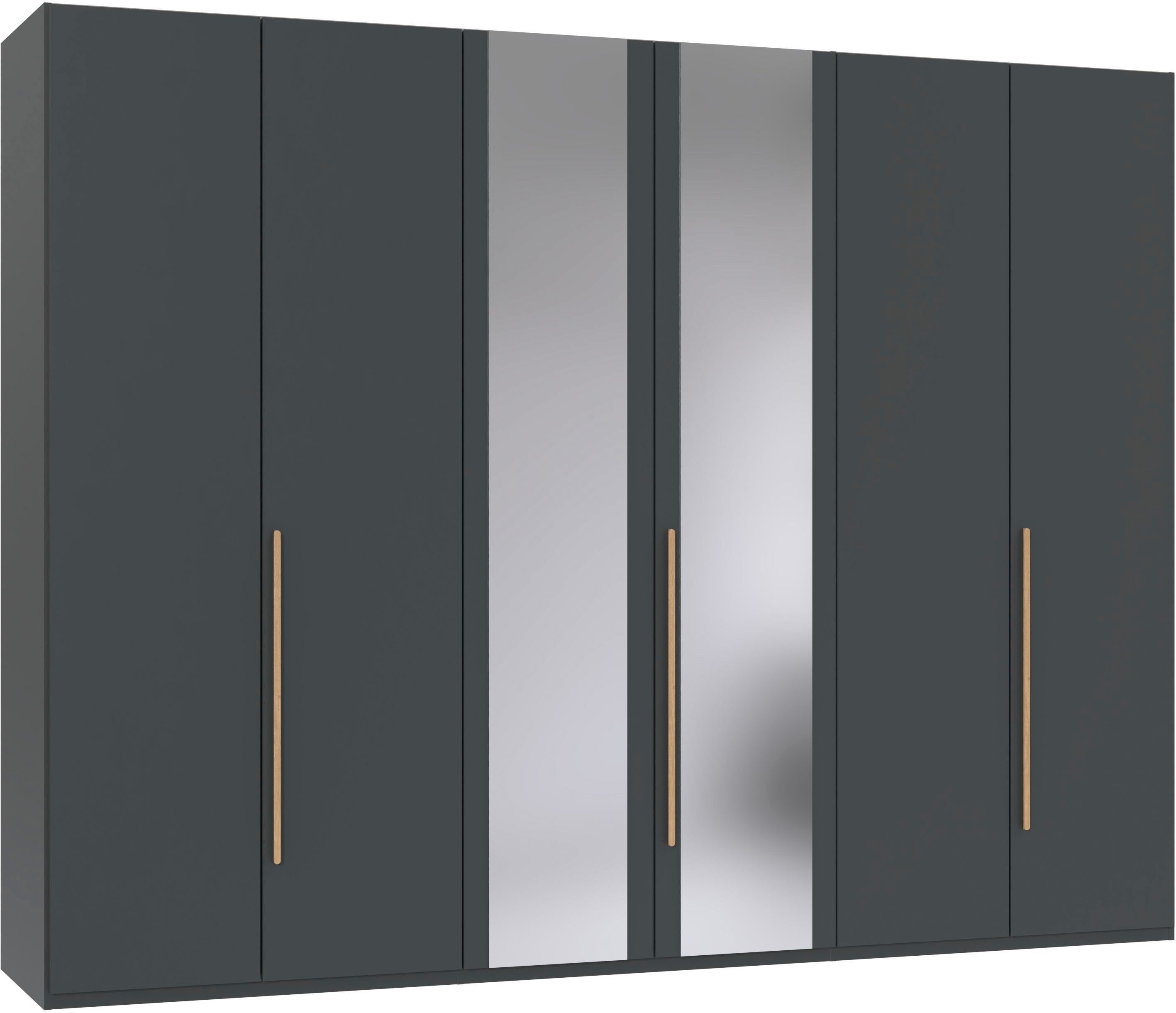 Wimex Drehtürenschrank London in den Breiten 180cm, 225cm und 270cm erhältlich, inkl. Spiegel Kleiderschrank wahlweise mit Basic- o. Premium-Ausstattung erhältlich