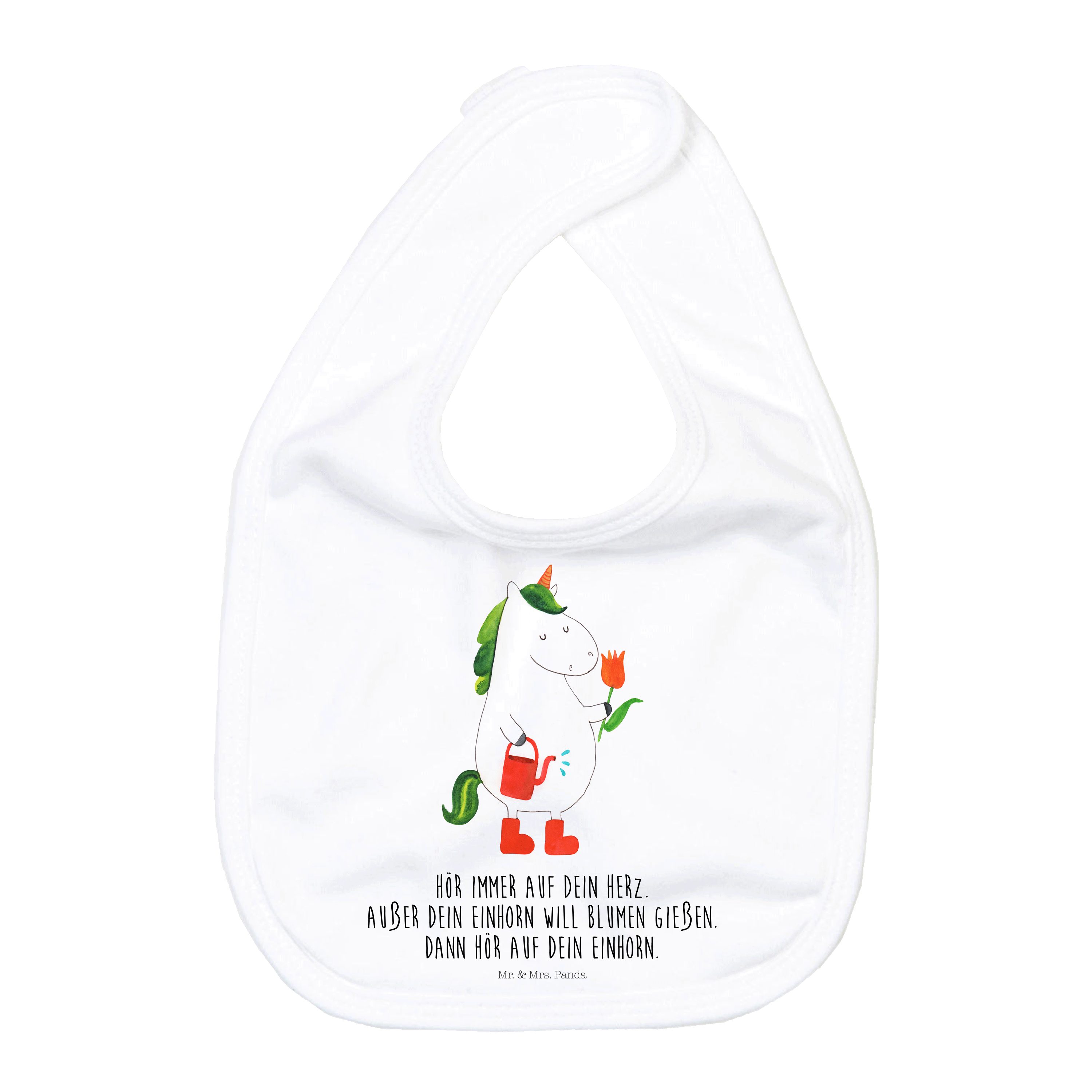 Tragetuch Einhorn Gärtner - Weiß - Geschenk, Einhörner, Einhorn Deko, Klettlätz