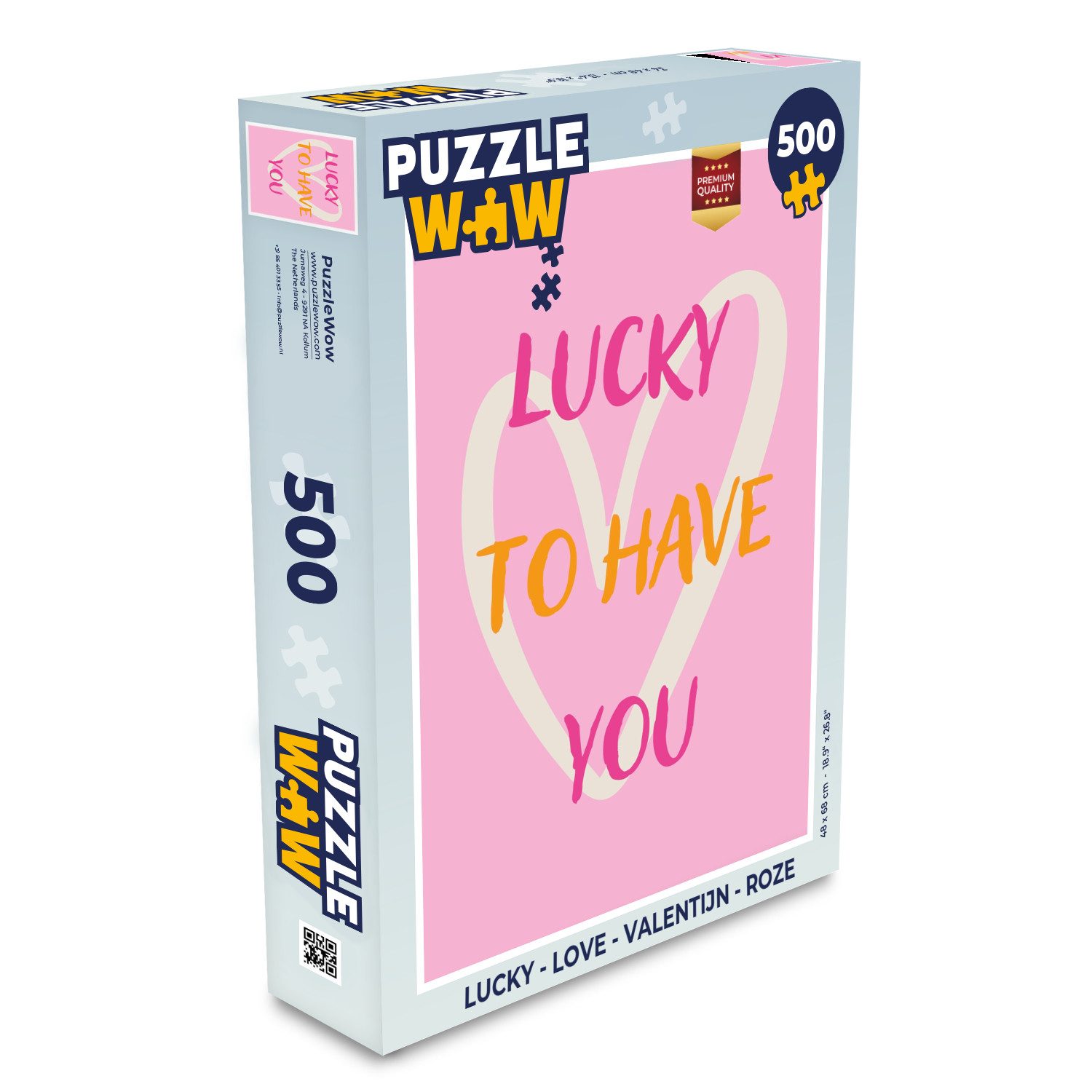 Puzzle Glücklich - Liebe - Valentinstag - Rosa
