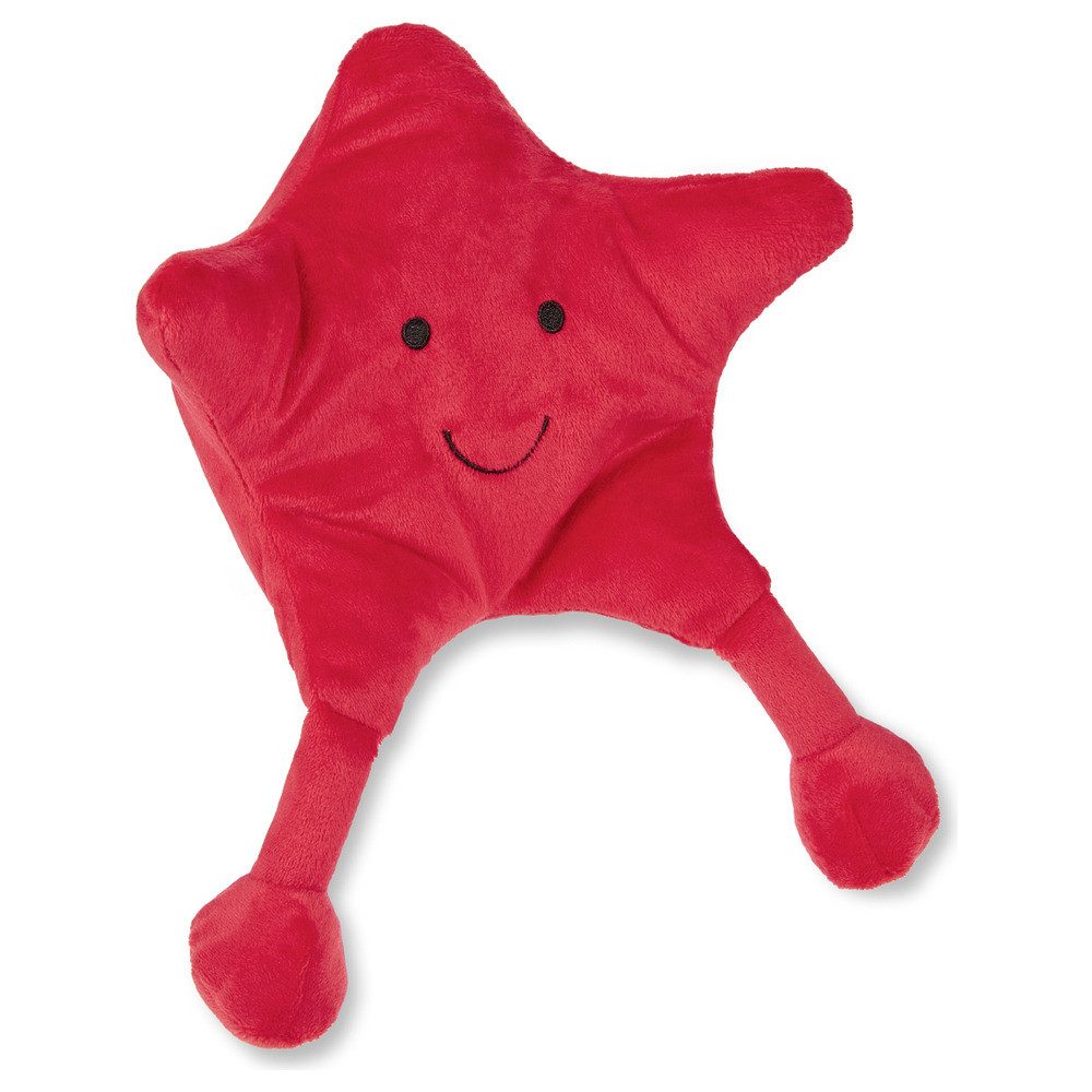 Wolters Tierkuscheltier Hundespielzeug Christmas Range sitzender Stern rot