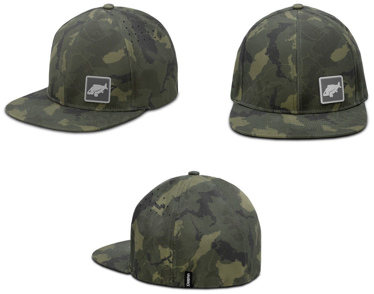 Delphin.sk Snapback Cap Kappe Delphin BANX Flexi SnapBACK - Unisex - Camouflage Karpfen (1-St) Ultraleichte Konstruktion