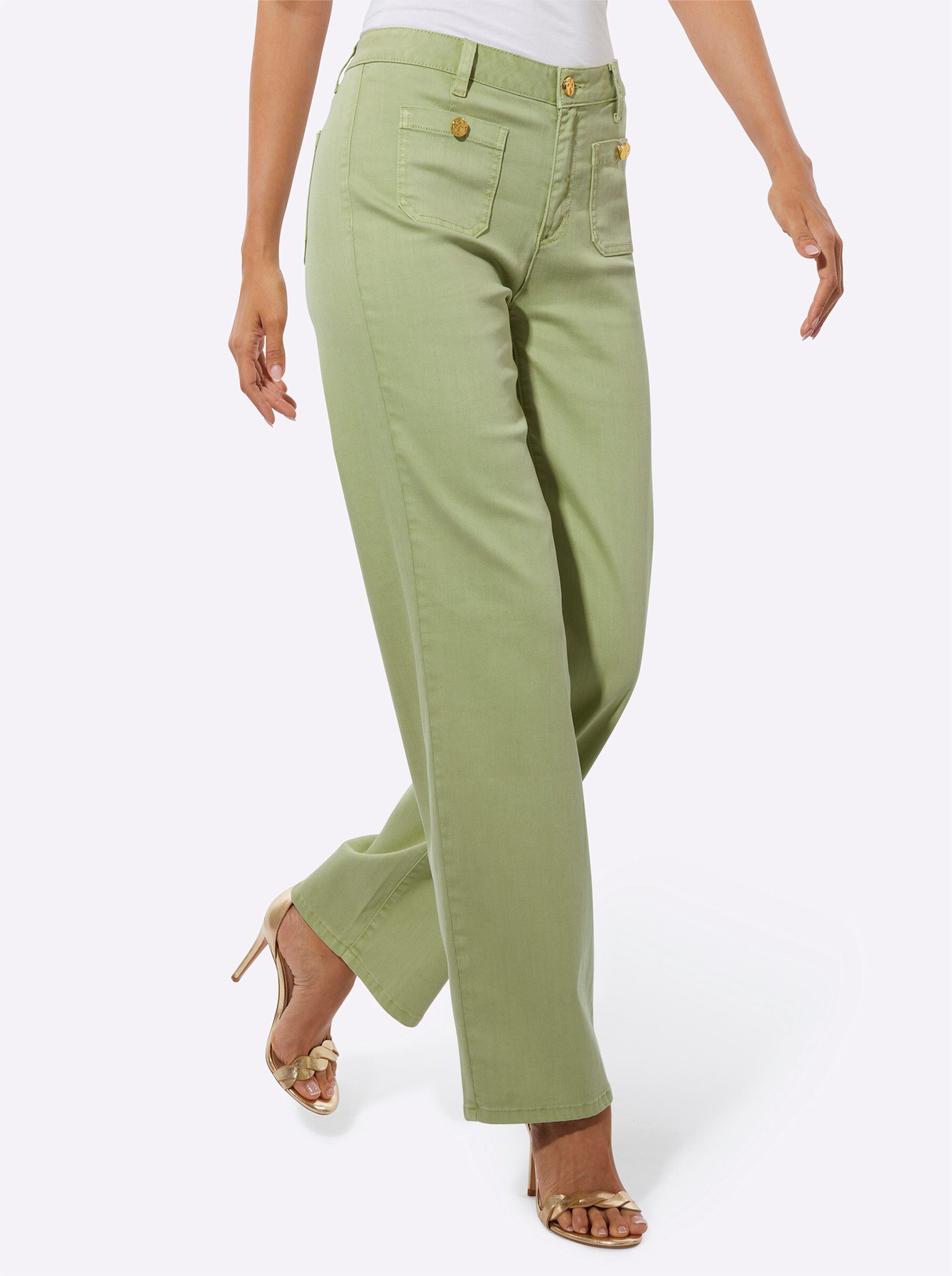 creation L Bequeme Jeans Lyocell-Baumwoll-Jeans komfortabel