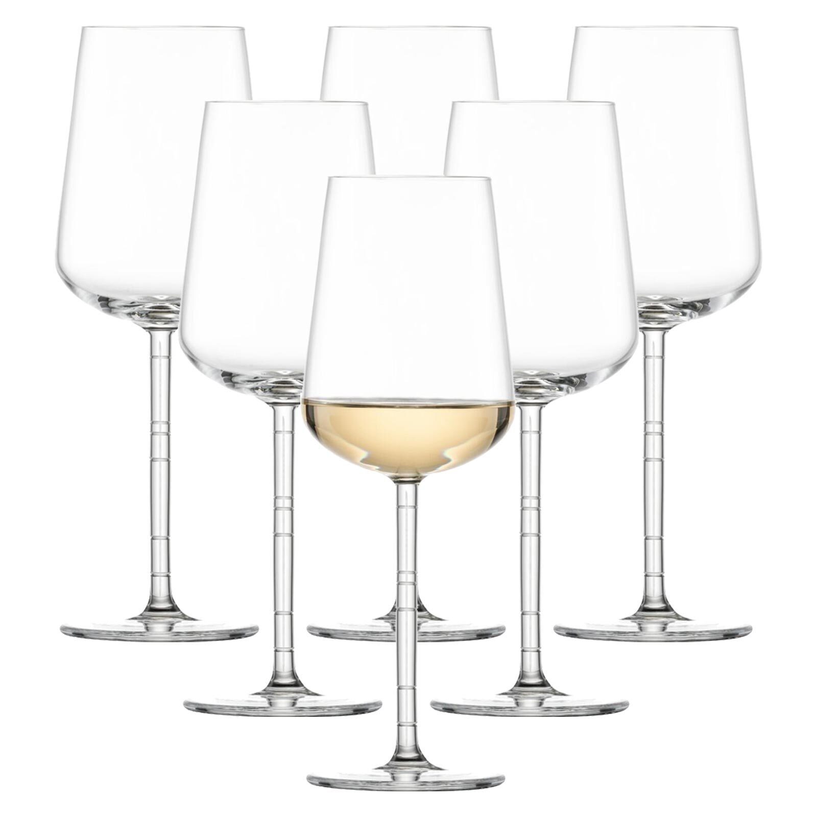 Zwiesel Glas Weißweinglas Journey Weißweingläser 446 ml 6er Set, Glas