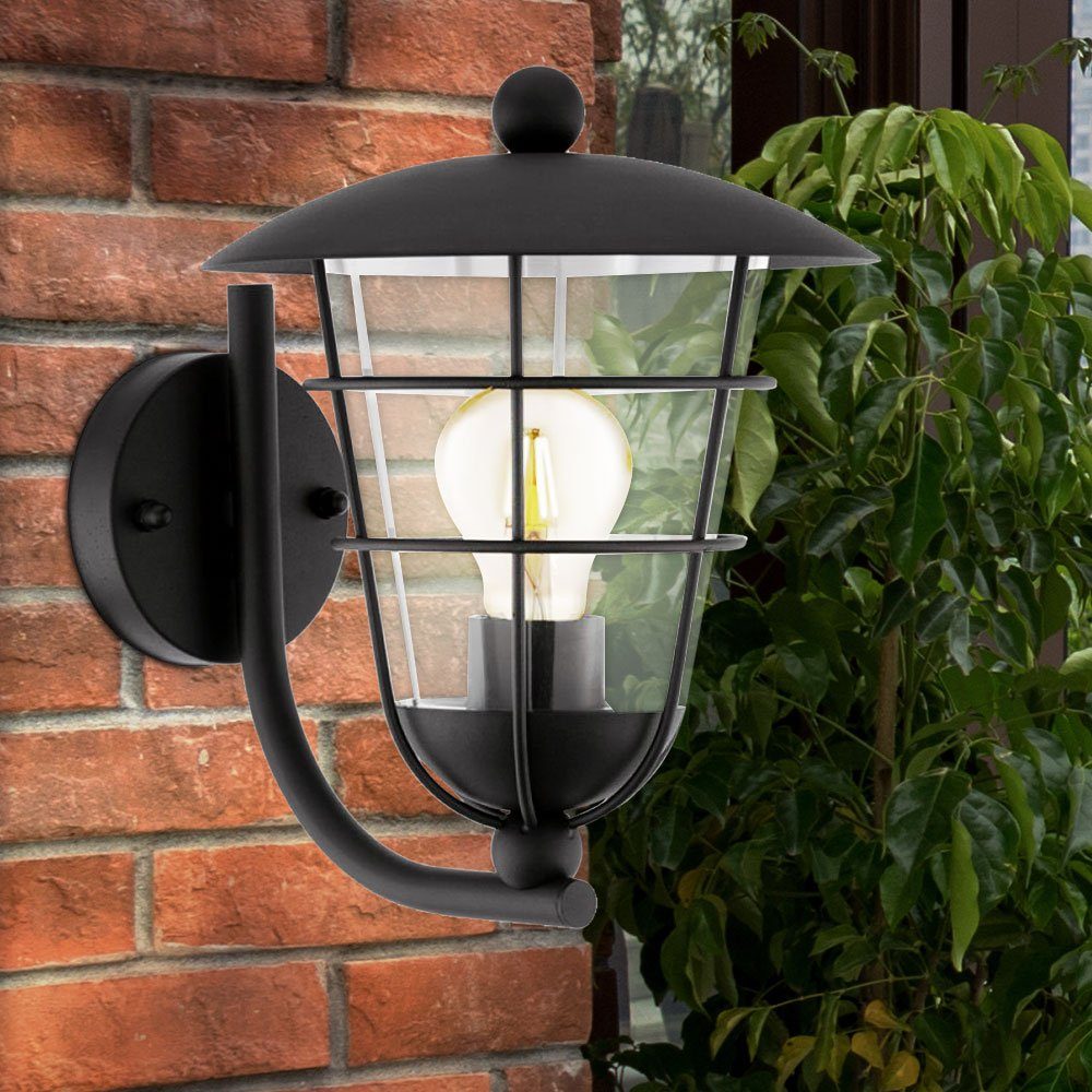 etc-shop Außen-Wandleuchte, Leuchtmittel nicht inklusive, Wand Lampe VINTAGE Design Laterne Garten Beleuchtung Terrassen