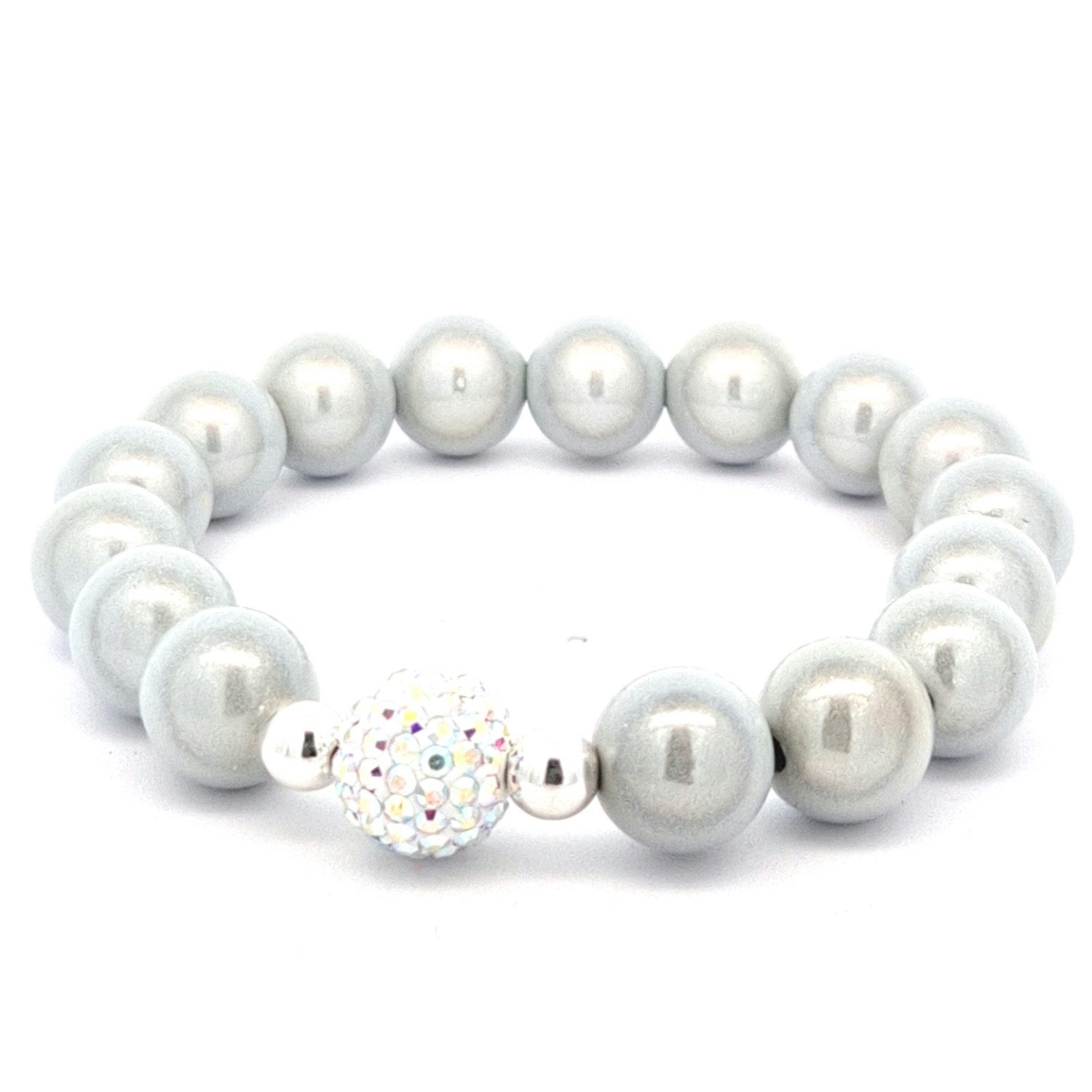 Impala Perlenarmband Funky, 3D Perlenarmband mit Glitzerkugel
