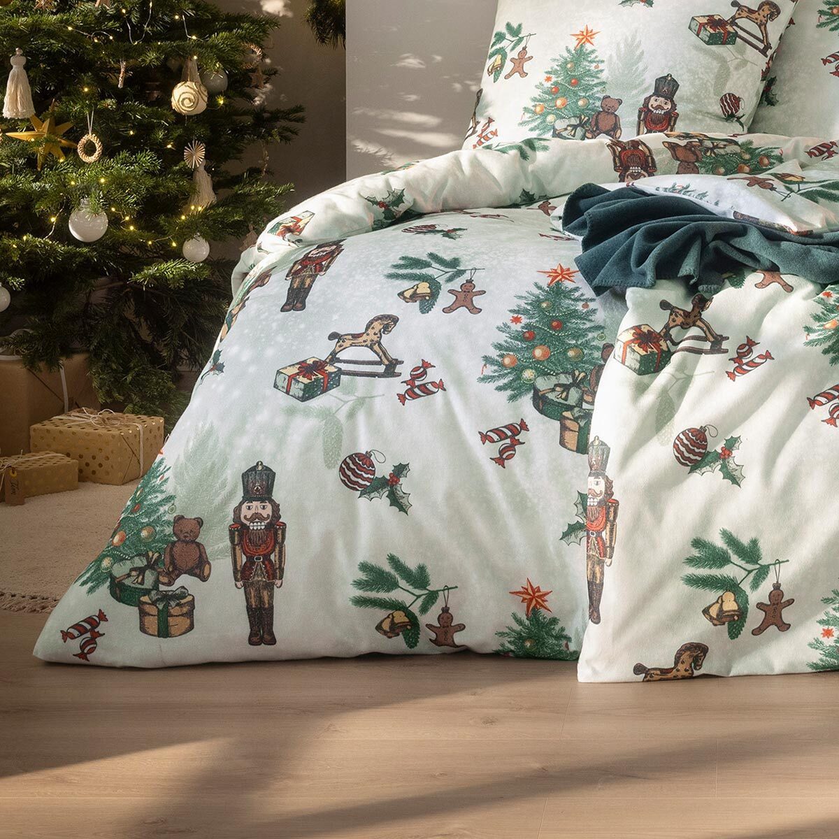 Estella Bettwäsche Nussknacker, Flanell, 2 teilig