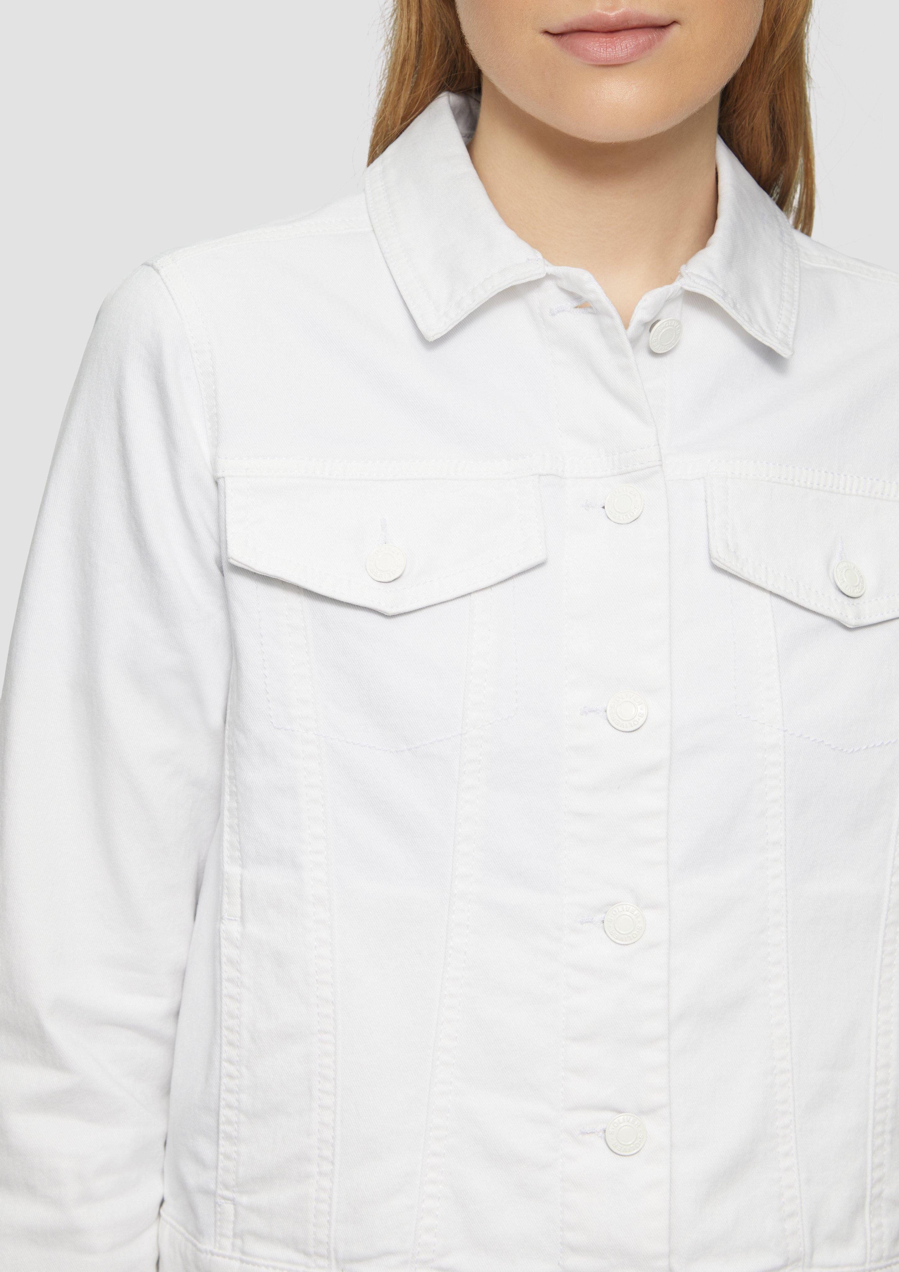 s.Oliver Jeansjacke - Jeansjacke mit seitlichen günstig online kaufen