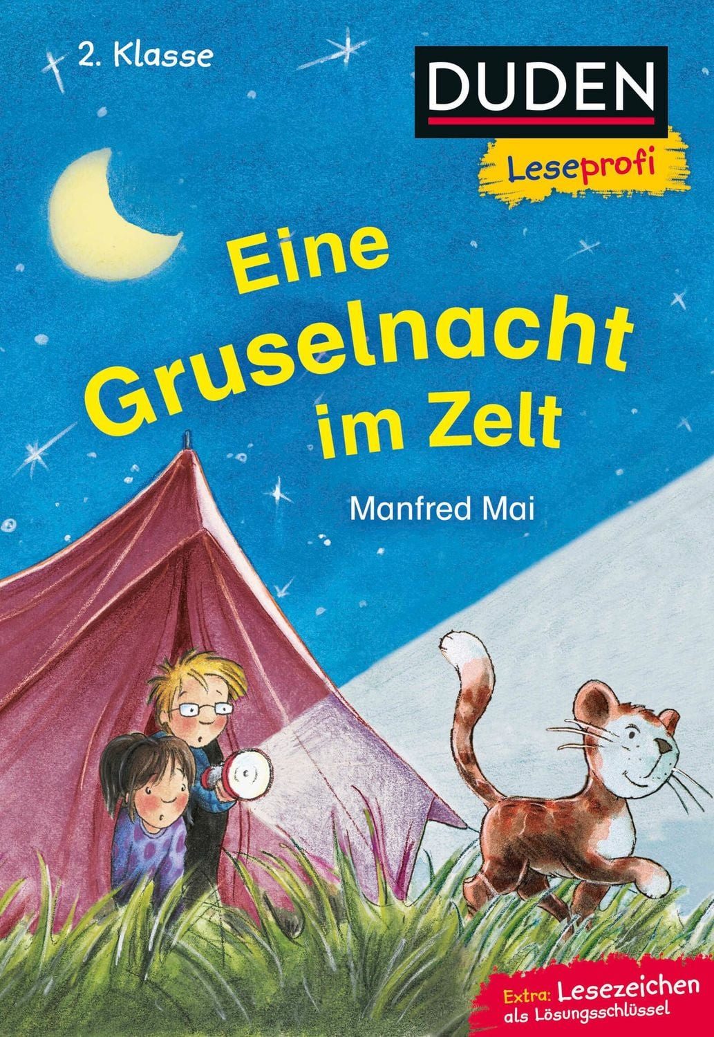 Duden Leseprofi – Eine Gruselnacht im Zelt, 2. Klasse / Manfred Mai