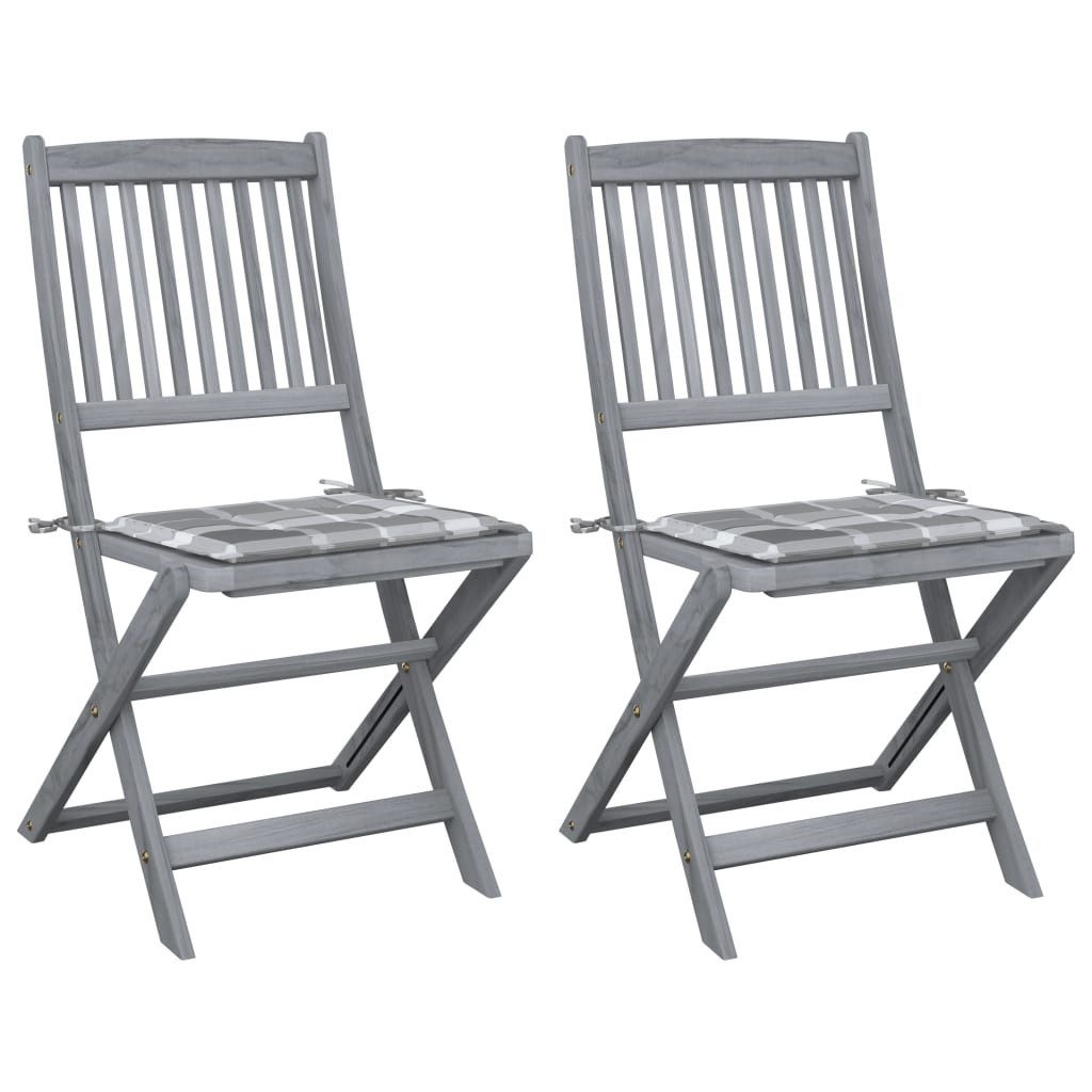 vidaXL Gartenstuhl Klappbare Gartenstühle 2 Stk. günstig online kaufen