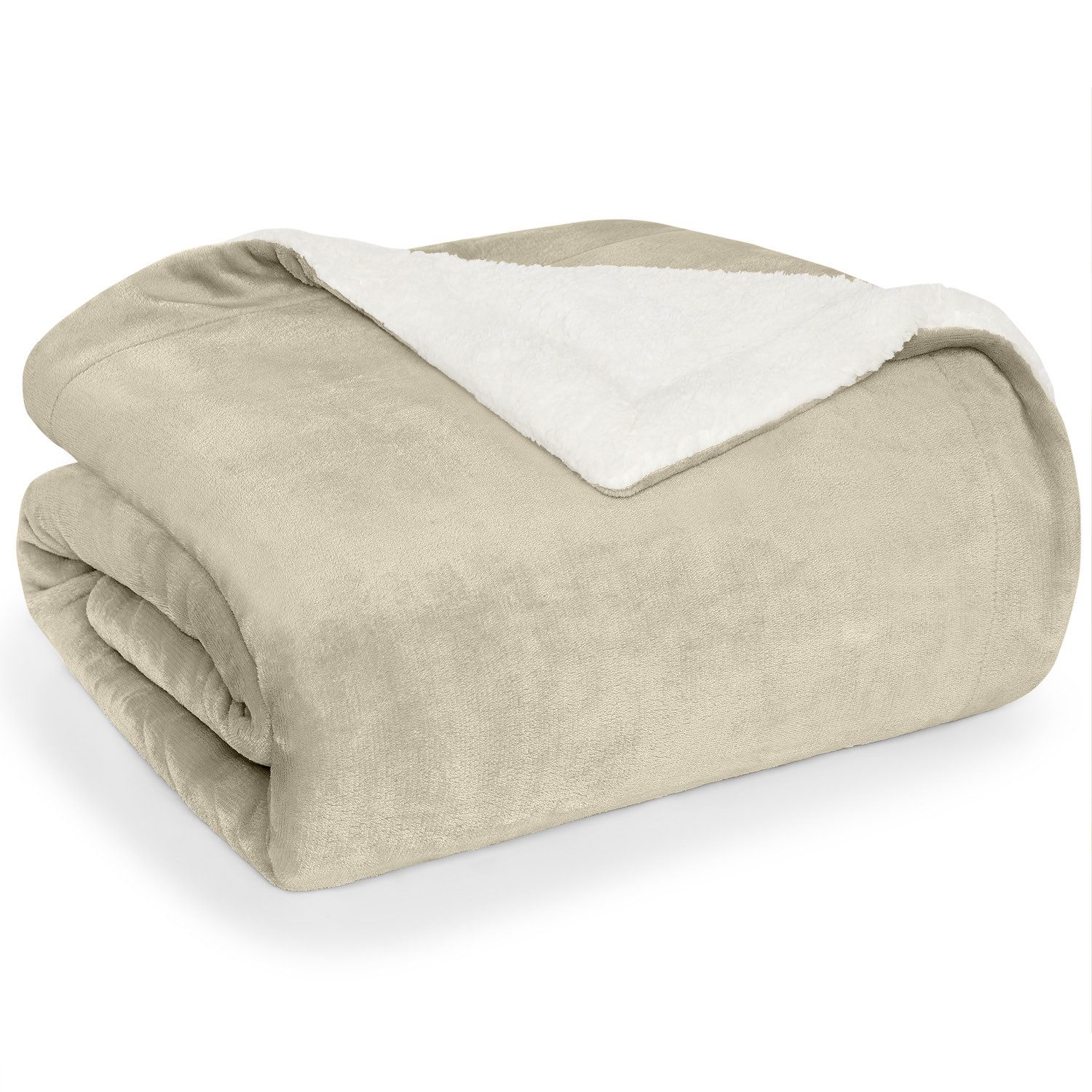 Wohndecke Sherpa-Fleecedecke, Oeko-TEX Zertifiziert, Blumtal, hochwertig, günstig online kaufen